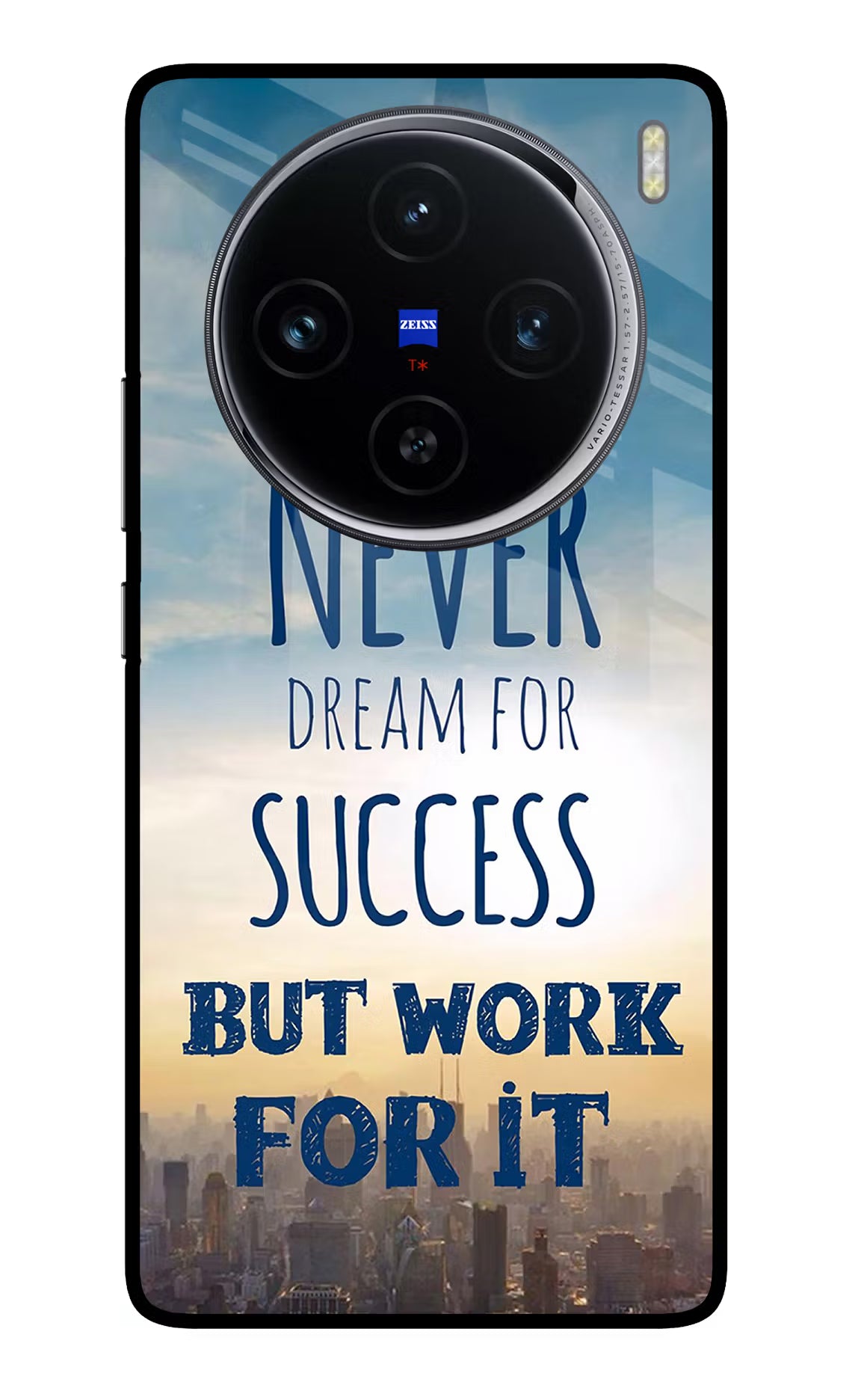 Never Dream For Success But Work For It Vivo X100 Glass Case - Never Dream For Success But Work For It Vivo X100 Glass Case Never Dream For Success But Work For It Vivo X100 Glass Case
