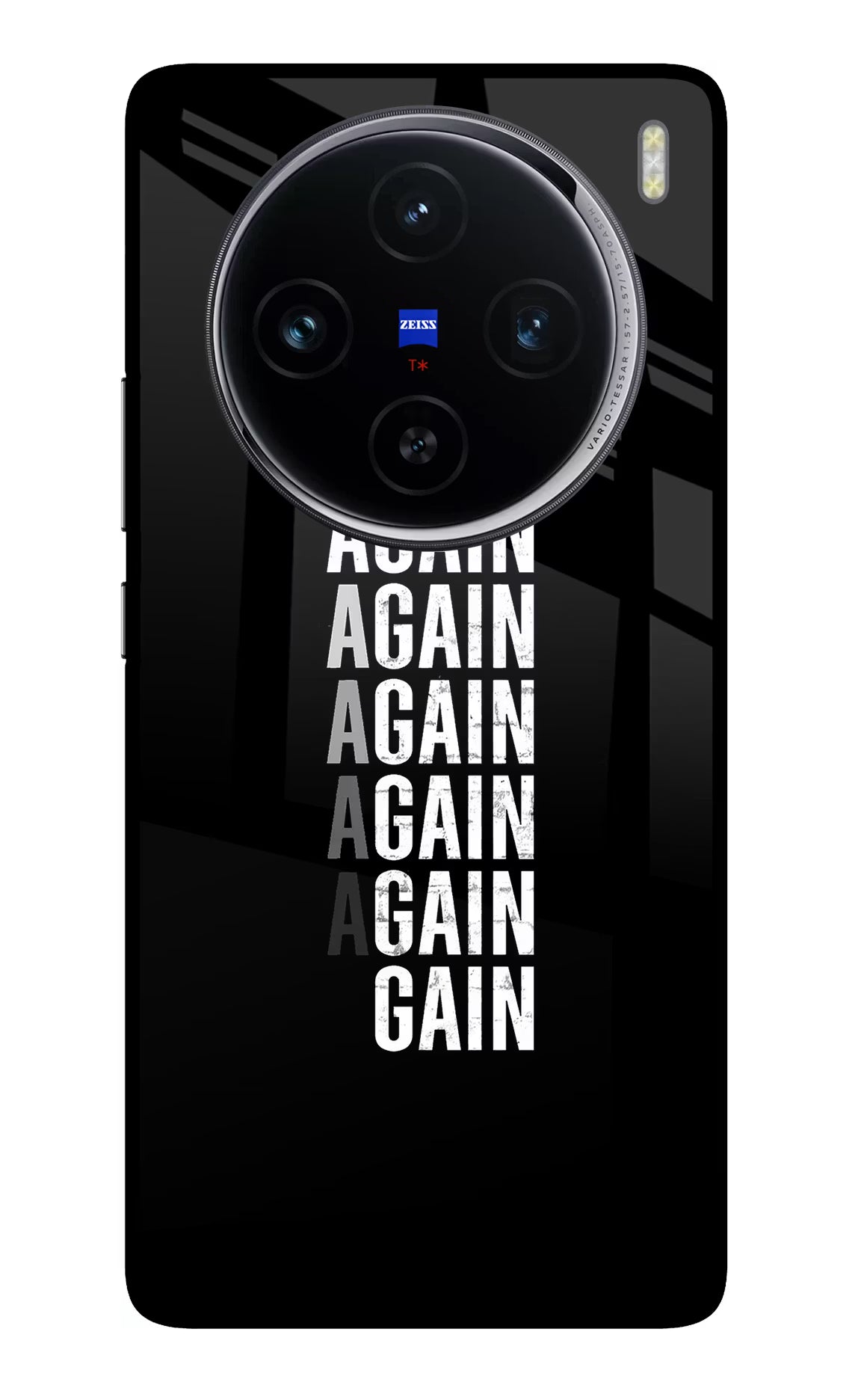 Again Again Gain Vivo X100 Glass Case - Again Again Gain Vivo X100 Glass Case Again Again Gain Vivo X100 Glass Case