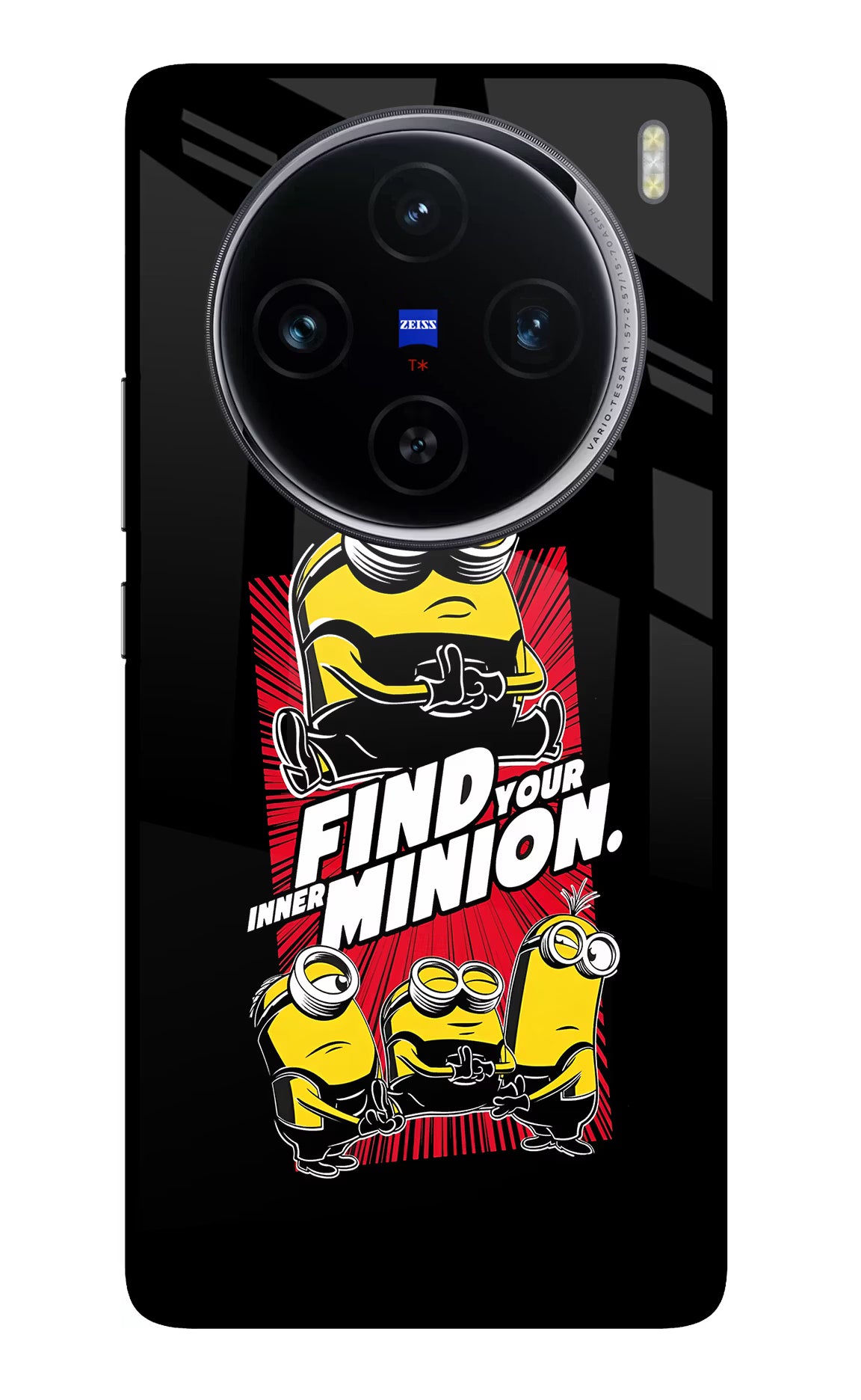 Find your inner Minion Vivo X100 Glass Case - Find your inner Minion Vivo X100 Glass Case Find your inner Minion Vivo X100 Glass Case
