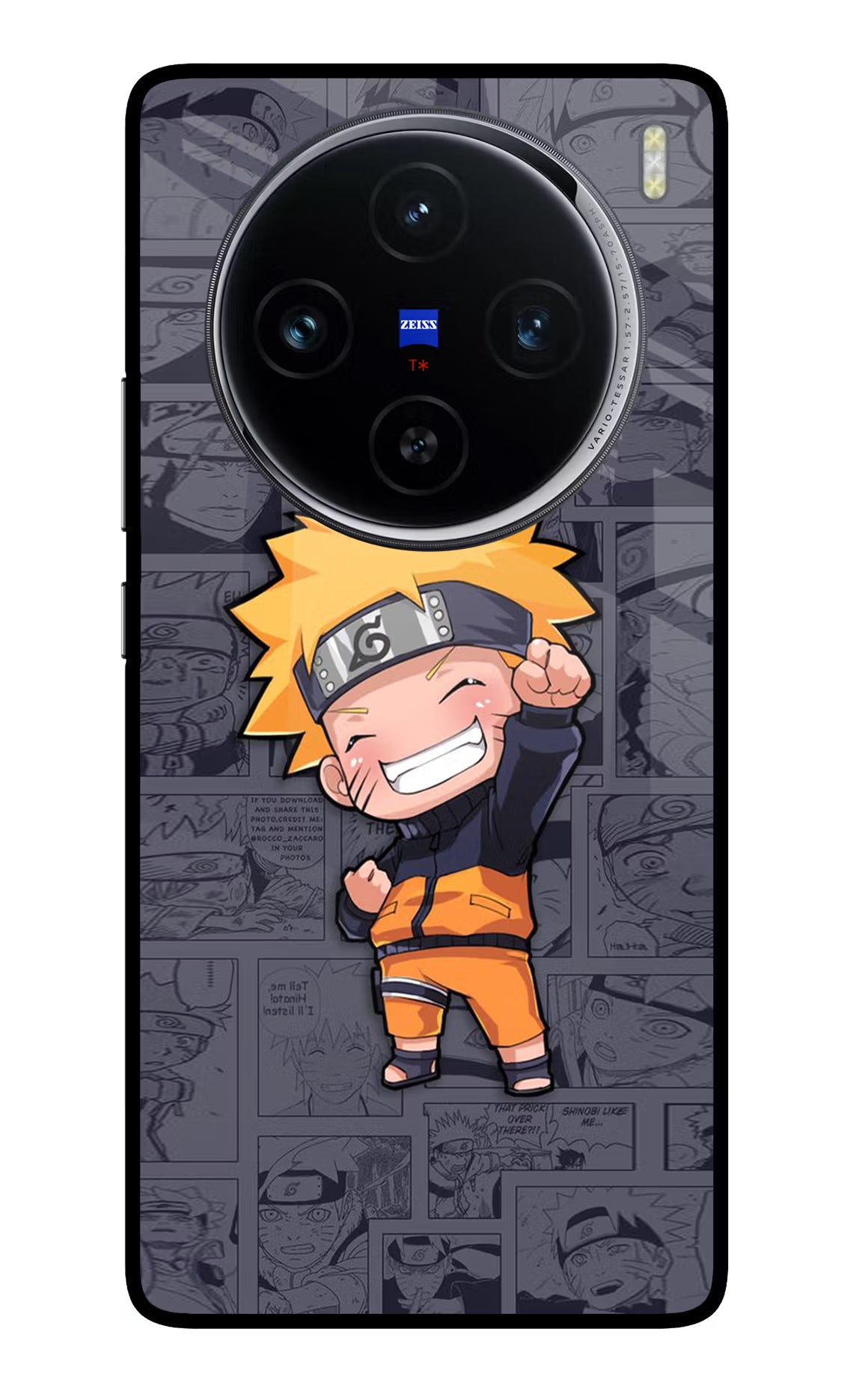 Chota Naruto Vivo X100 Glass Case - Chota Naruto Vivo X100 Glass Case Chota Naruto Vivo X100 Glass Case