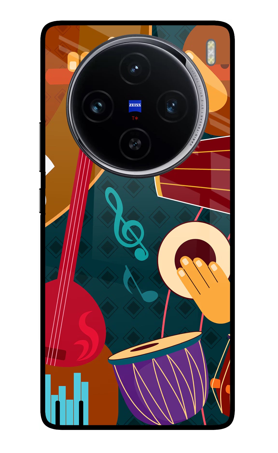 Music Instrument Vivo X100 Glass Case - Music Instrument Vivo X100 Glass Case Music Instrument Vivo X100 Glass Case