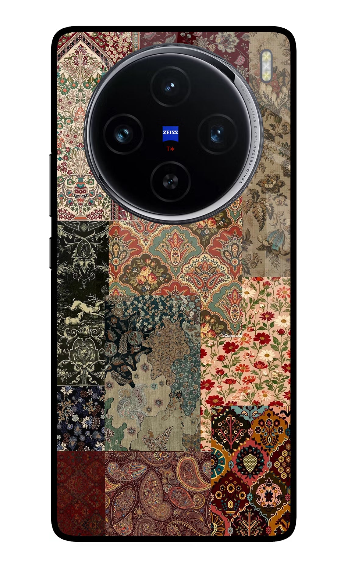 Desi Print Vivo X100 Glass Case - Desi Print Vivo X100 Glass Case Desi Print Vivo X100 Glass Case