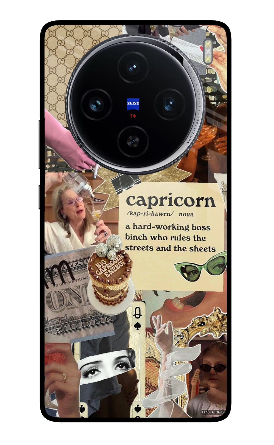 Capricorn Zodiac Vivo X100 Glass Case - Capricorn Zodiac Vivo X100 Glass Case Capricorn Zodiac Vivo X100 Glass Case