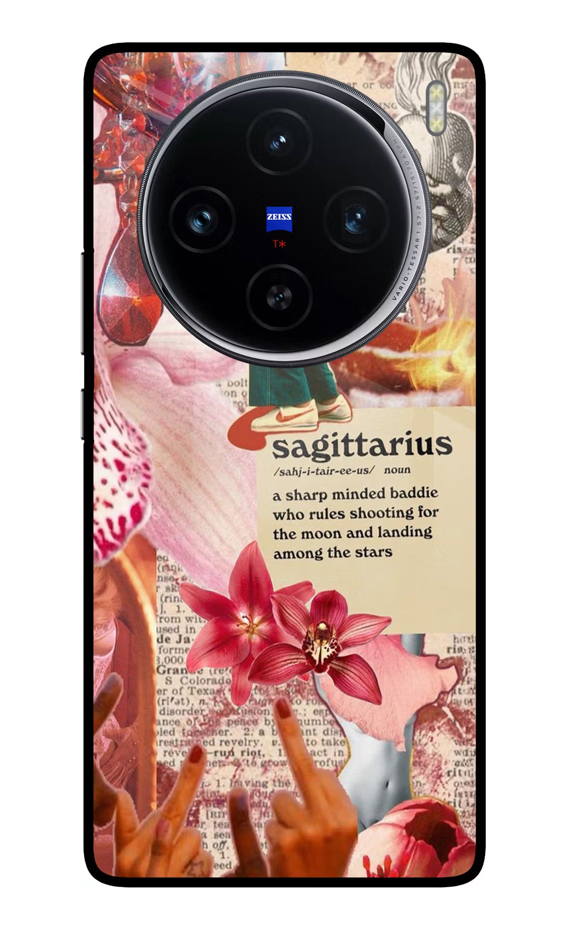 Sagittarius Zodiac Vivo X100 Glass Case - Sagittarius Zodiac Vivo X100 Glass Case Sagittarius Zodiac Vivo X100 Glass Case