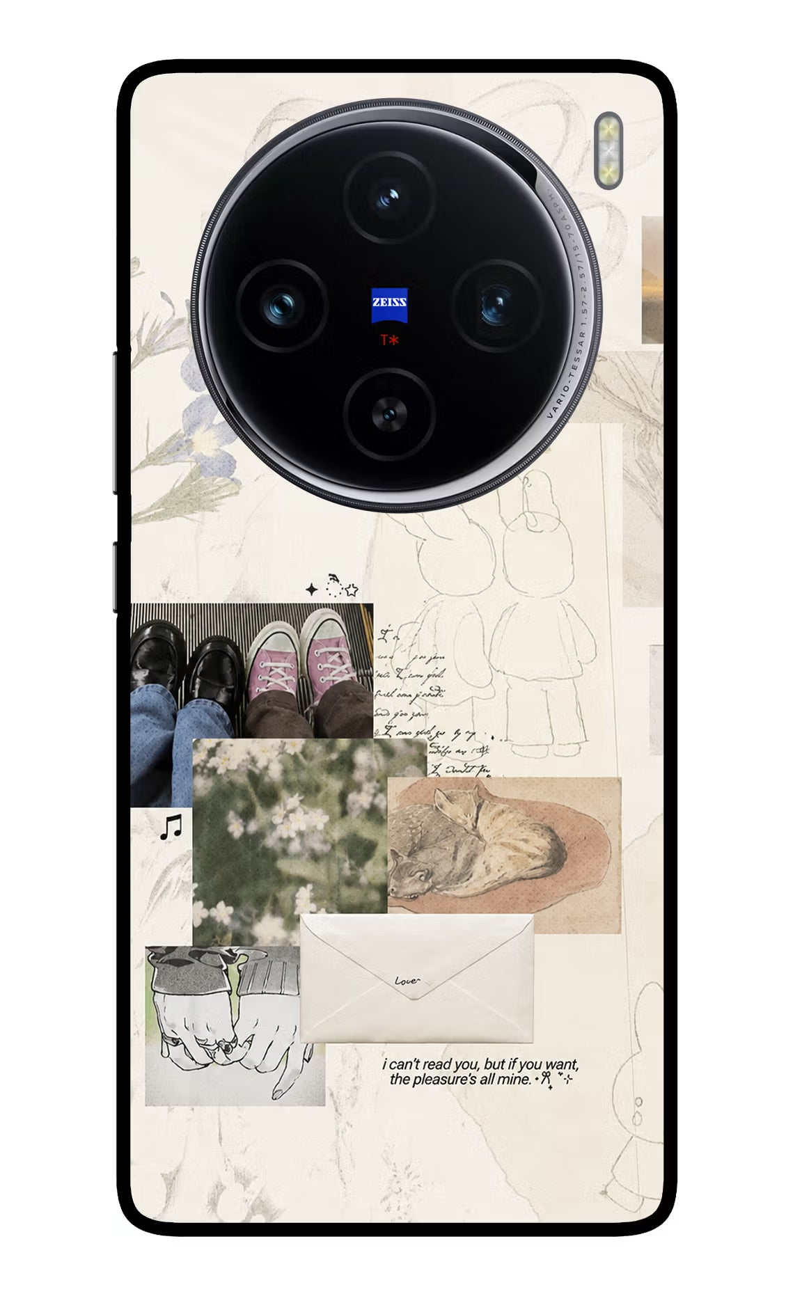 Soft Aesthetic Vivo X100 Glass Case - Soft Aesthetic Vivo X100 Glass Case Soft Aesthetic Vivo X100 Glass Case