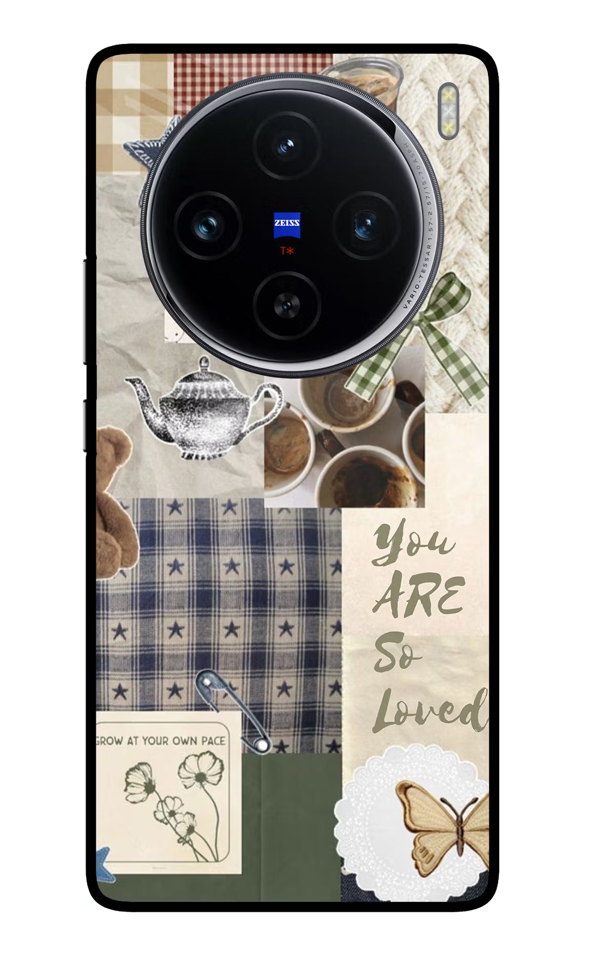 Cookie Vivo X100 Glass Case - Cookie Vivo X100 Glass Case Cookie Vivo X100 Glass Case