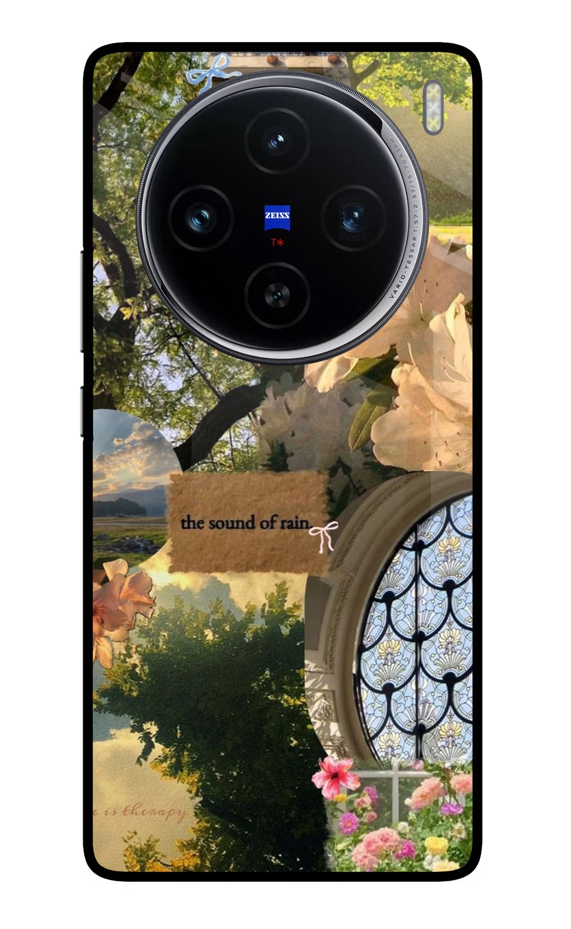 Rain Vivo X100 Glass Case - Rain Vivo X100 Glass Case Rain Vivo X100 Glass Case