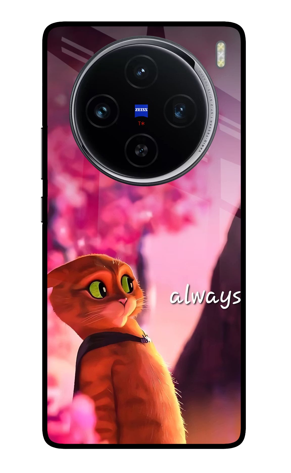 Always Cat Vivo X100 Glass Case - Always Cat Vivo X100 Glass Case Always Cat Vivo X100 Glass Case