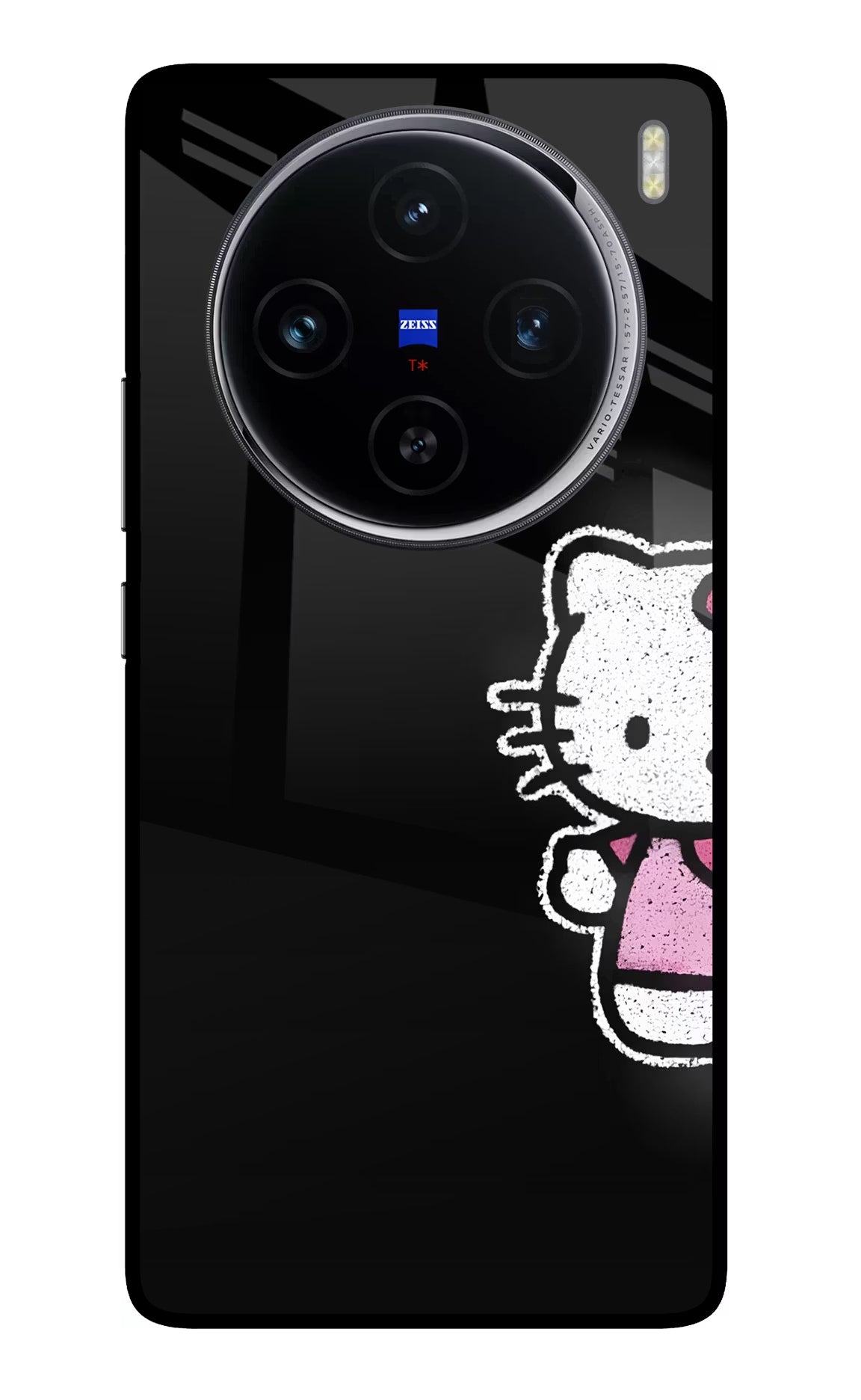 Kitty Charm Vivo X100 Glass Case - Kitty Charm Vivo X100 Glass Case Kitty Charm Vivo X100 Glass Case