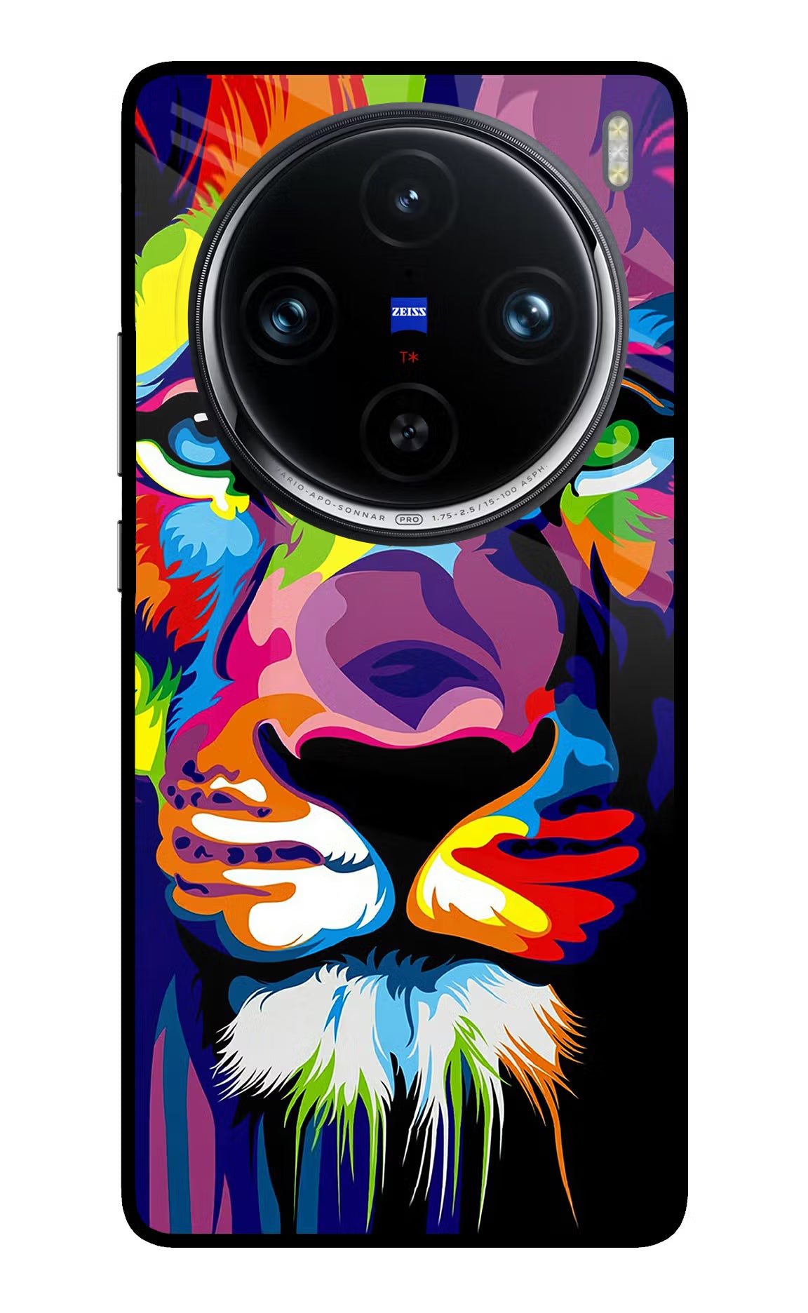 Lion Vivo X100 Pro Glass Case Back Cover by Casekaro