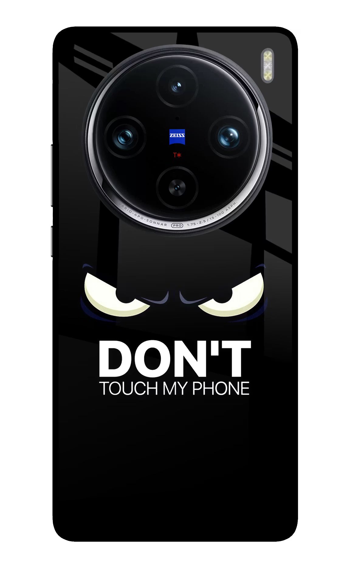 Don'T Touch My Phone Vivo X100 Pro Glass Case - Don'T Touch My Phone Vivo X100 Pro Glass Case Don'T Touch My Phone Vivo X100 Pro Glass Case