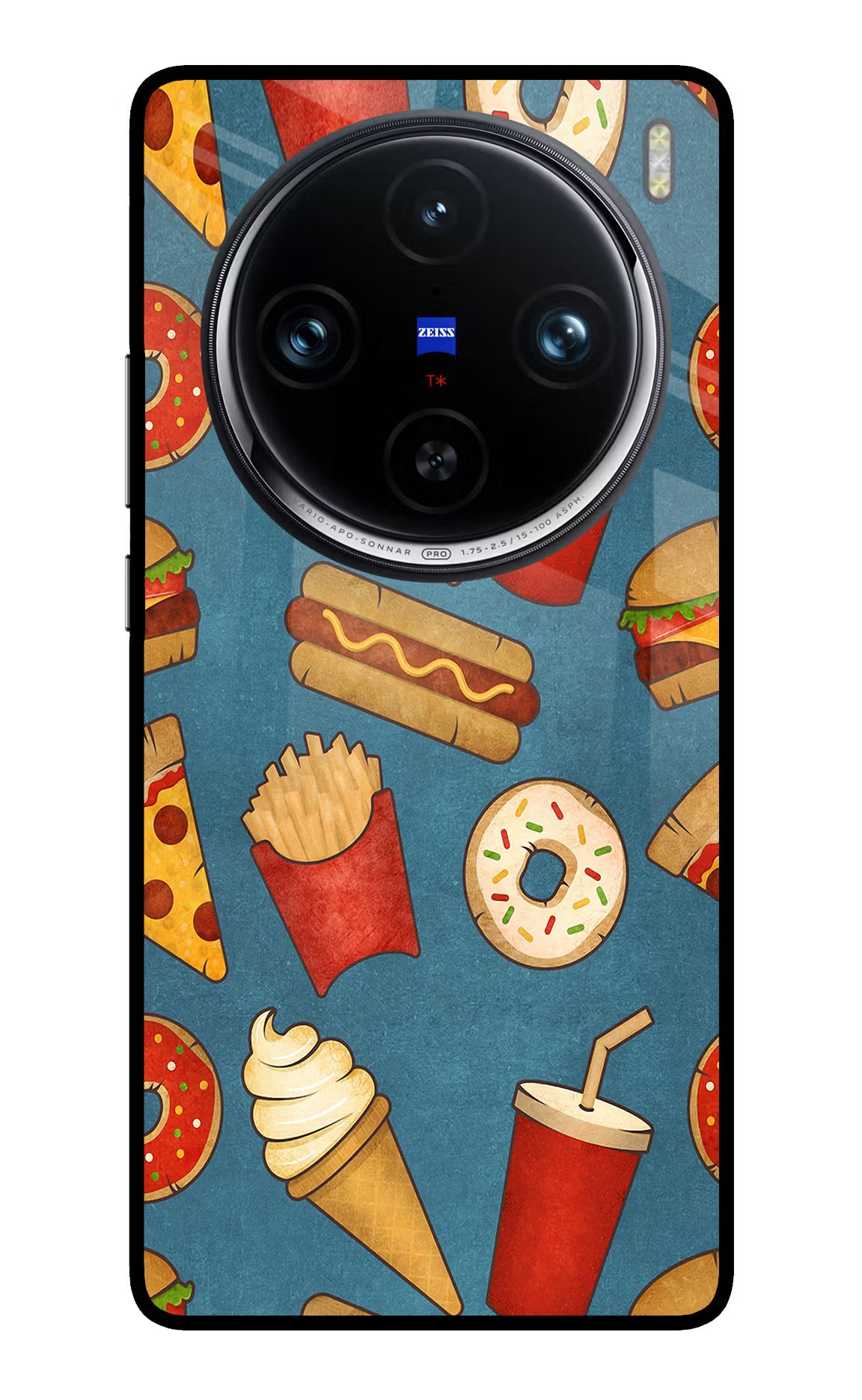 Foodie Vivo X100 Pro Glass Case - Foodie Vivo X100 Pro Glass Case Foodie Vivo X100 Pro Glass Case