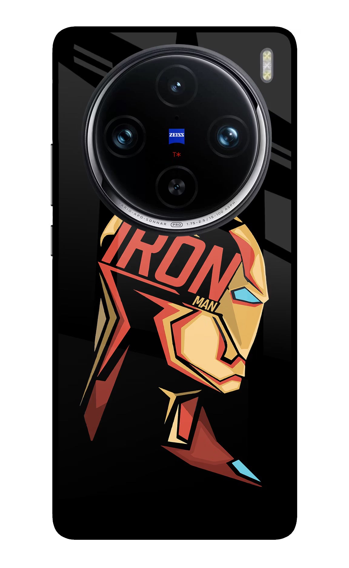 IronMan Vivo X100 Pro Back Cover - IronMan Vivo X100 Pro Glass Case Back Cover by Casekaro IronMan Vivo X100 Pro Glass Case Back Cover by Casekaro