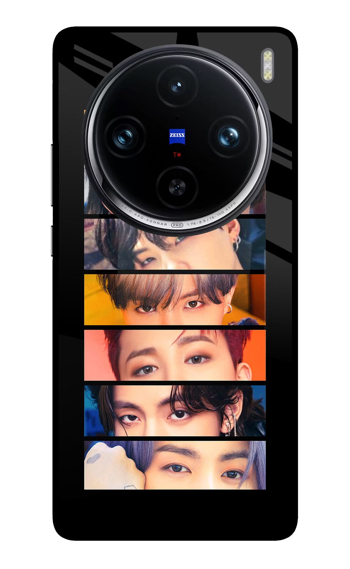 BTS Eyes Vivo X100 Pro Glass Case - BTS Eyes Vivo X100 Pro Glass Case BTS Eyes Vivo X100 Pro Glass Case