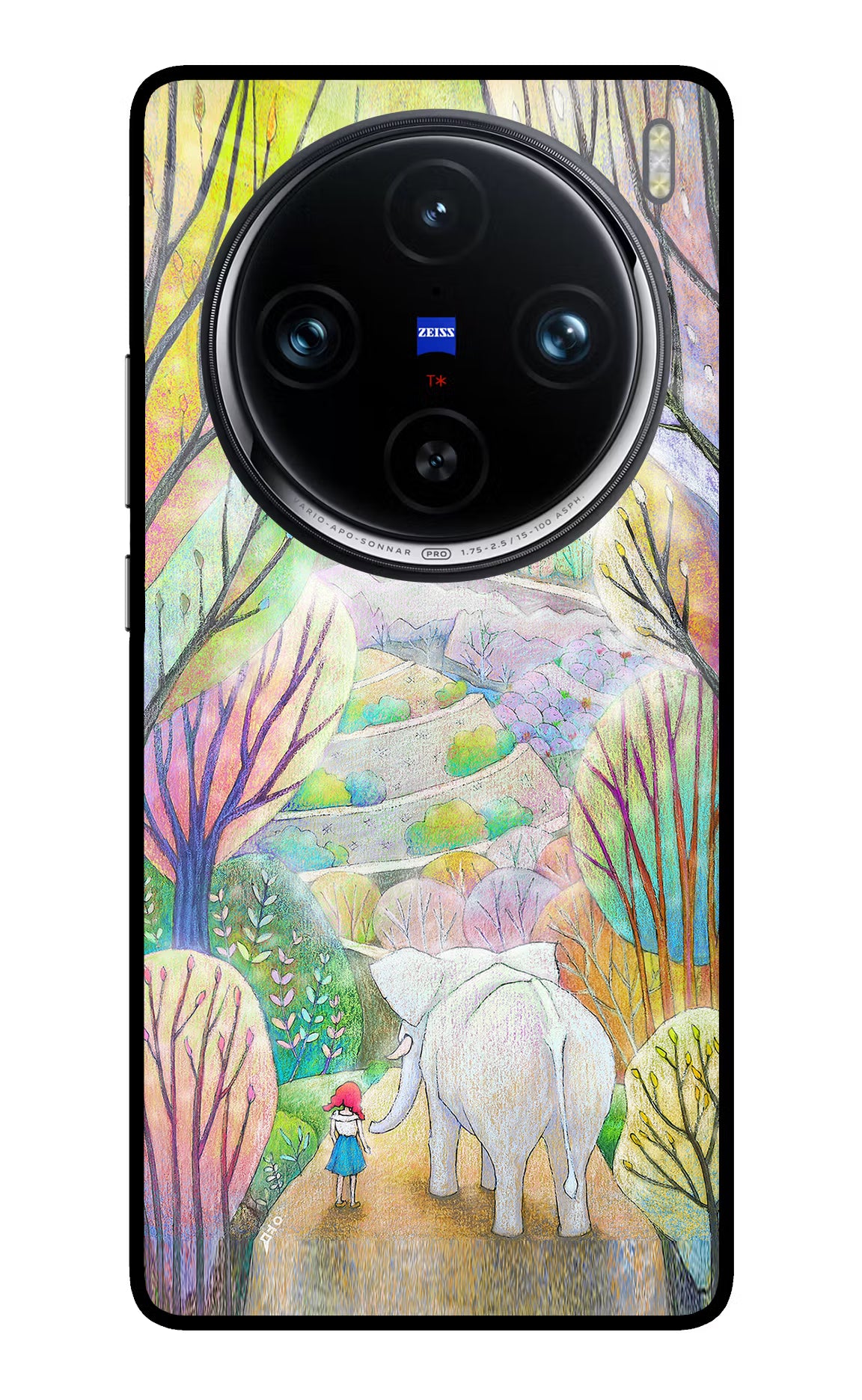 Nature Painting Vivo X100 Pro Glass Case - Nature Painting Vivo X100 Pro Glass Case Nature Painting Vivo X100 Pro Glass Case