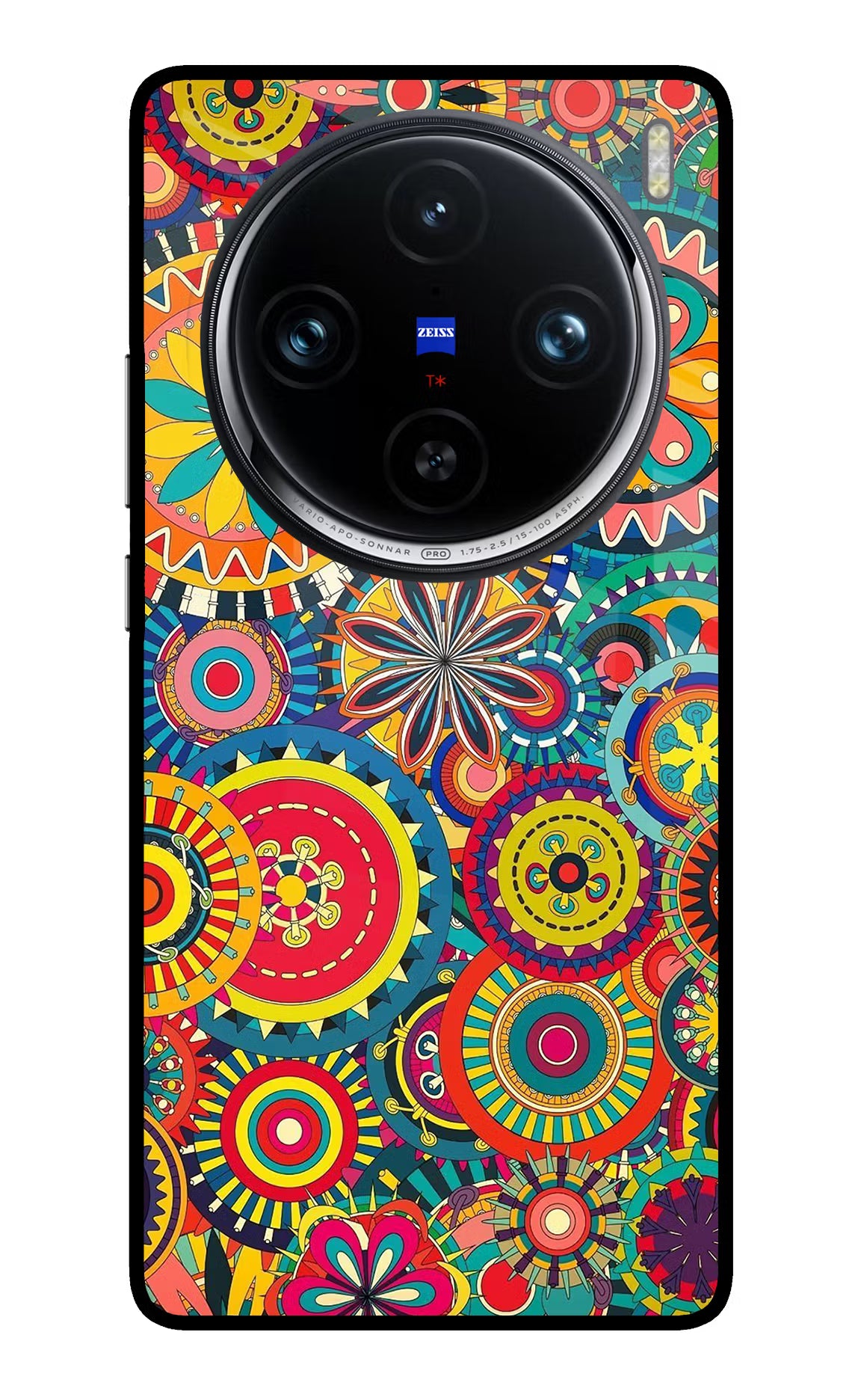 Gol Gol Art Vivo X100 Pro Back Cover - Gol Gol Art Vivo X100 Pro Glass Case Back Cover by Casekaro Gol Gol Art Vivo X100 Pro Glass Case Back Cover by Casekaro