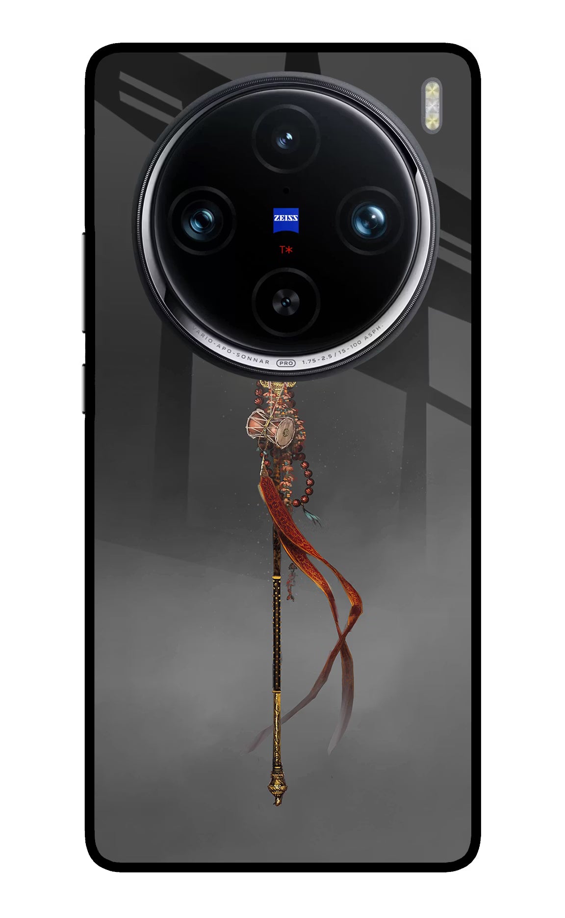 Shiv Trishul Vivo X100 Pro Back Cover - Shiv Trishul Vivo X100 Pro Glass Case Back Cover by Casekaro Shiv Trishul Vivo X100 Pro Glass Case Back Cover by Casekaro