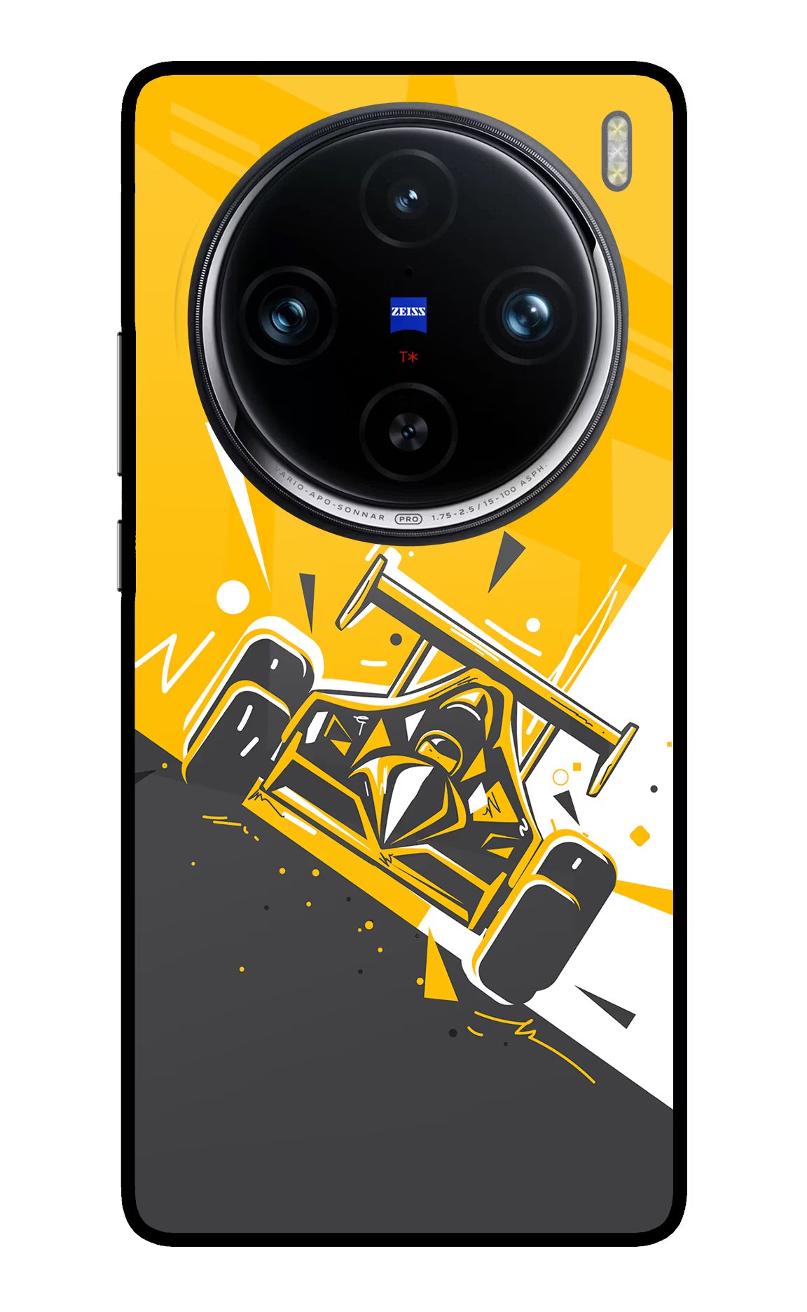 Track King Vivo X100 Pro Back Cover - Track King Vivo X100 Pro Glass Case Back Cover by Casekaro Track King Vivo X100 Pro Glass Case Back Cover by Casekaro