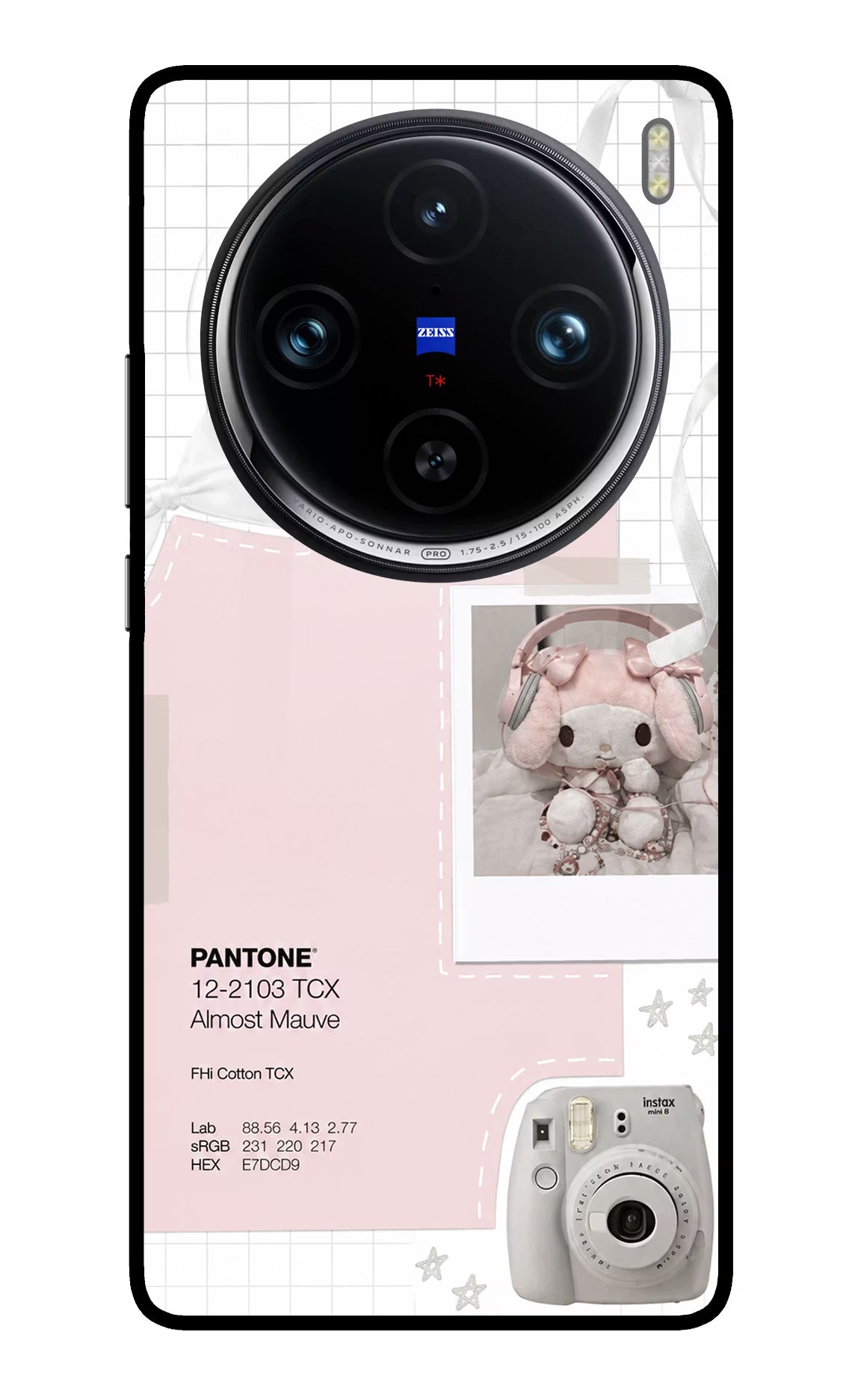Pantone Asthetic Vivo X100 Pro Glass Case - Pantone Asthetic Vivo X100 Pro Glass Case Pantone Asthetic Vivo X100 Pro Glass Case