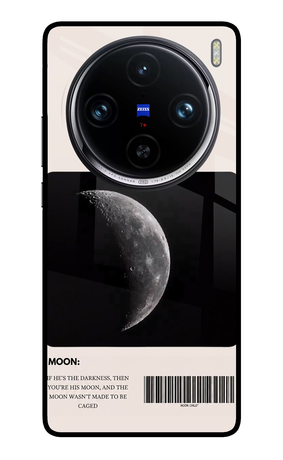Moon Phase Vivo X100 Pro Glass Case - Moon Phase Vivo X100 Pro Glass Case Moon Phase Vivo X100 Pro Glass Case