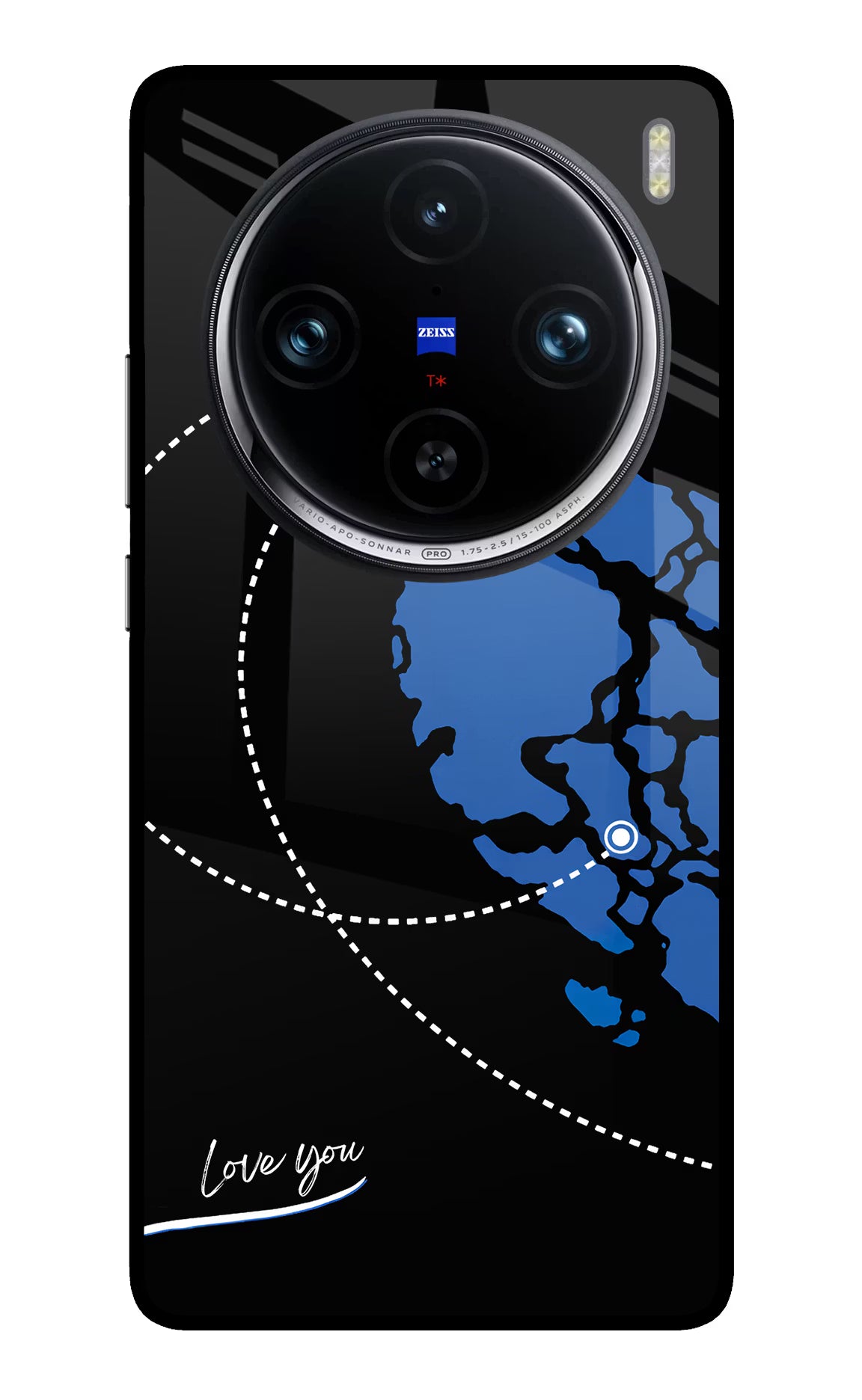 Love Orbit Vivo X100 Pro Glass Case - Love Orbit Vivo X100 Pro Glass Case Love Orbit Vivo X100 Pro Glass Case