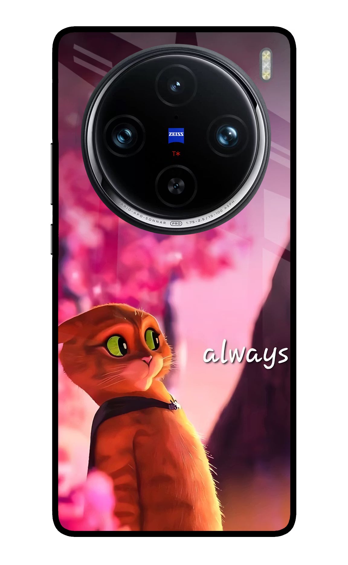Always Cat Vivo X100 Pro Glass Case - Always Cat Vivo X100 Pro Glass Case Always Cat Vivo X100 Pro Glass Case