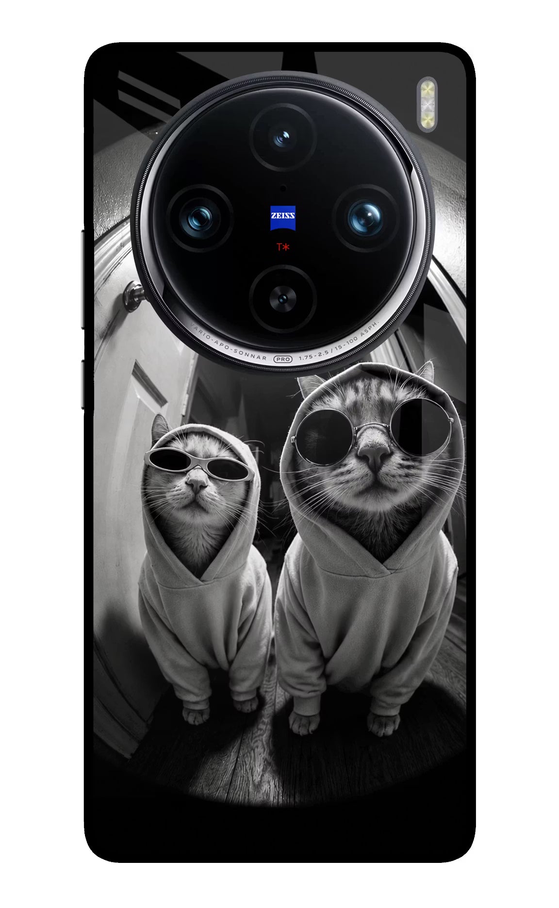 Hood Cats Vivo X100 Pro Glass Case - Hood Cats Vivo X100 Pro Glass Case Hood Cats Vivo X100 Pro Glass Case