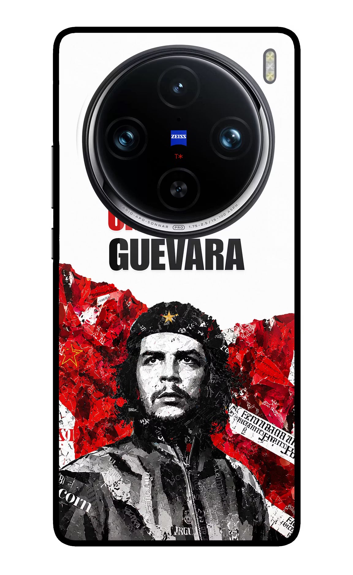 Che Guevara Revolution Vivo X100 Pro Glass Case - Che Guevara Revolution Vivo X100 Pro Glass Case Che Guevara Revolution Vivo X100 Pro Glass Case