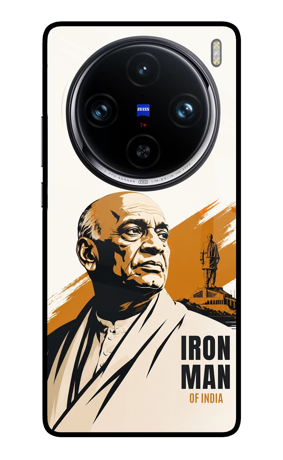 Chandrashekhar Azad Fearless Vivo X100 Pro Glass Case - Chandrashekhar Azad Fearless Vivo X100 Pro Glass Case Chandrashekhar Azad Fearless Vivo X100 Pro Glass Case