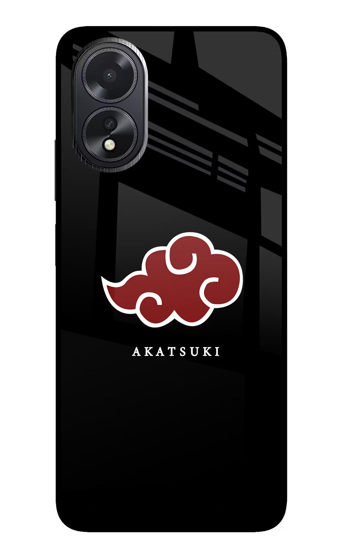 Akatsuki Oppo A18/Oppo A38 Back Cover - Akatsuki Oppo A18/Oppo A38 Glass Case Back Cover by Casekaro Akatsuki Oppo A18/Oppo A38 Glass Case Back Cover by Casekaro