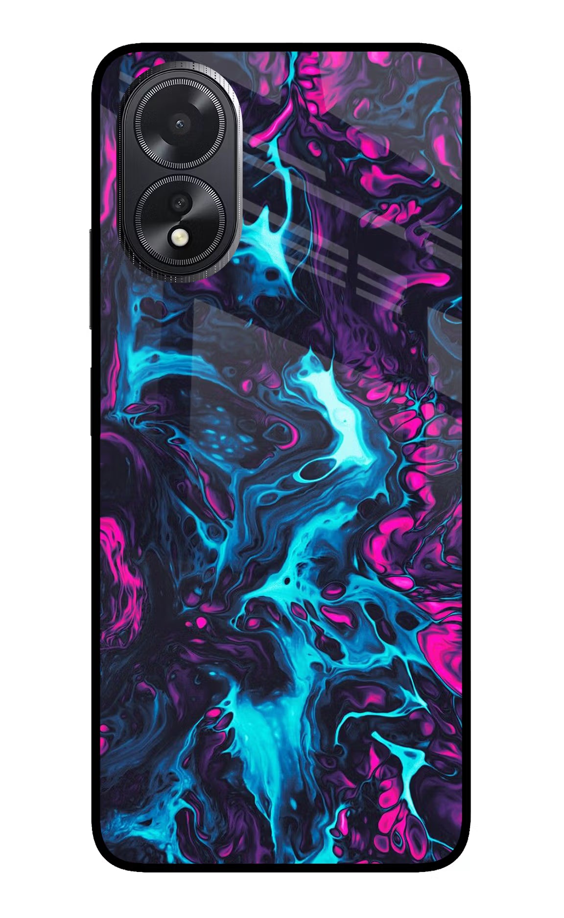 Abstract Oppo A18/Oppo A38 Back Cover - Abstract Oppo A18/Oppo A38 Glass Case Back Cover by Casekaro Abstract Oppo A18/Oppo A38 Glass Case Back Cover by Casekaro