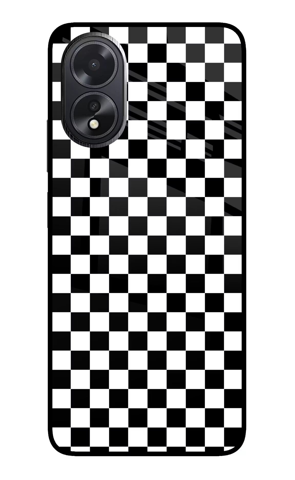 Chess Board Oppo A18/Oppo A38 Glass Case - Chess Board Oppo A18/Oppo A38 Glass Case Chess Board Oppo A18/Oppo A38 Glass Case
