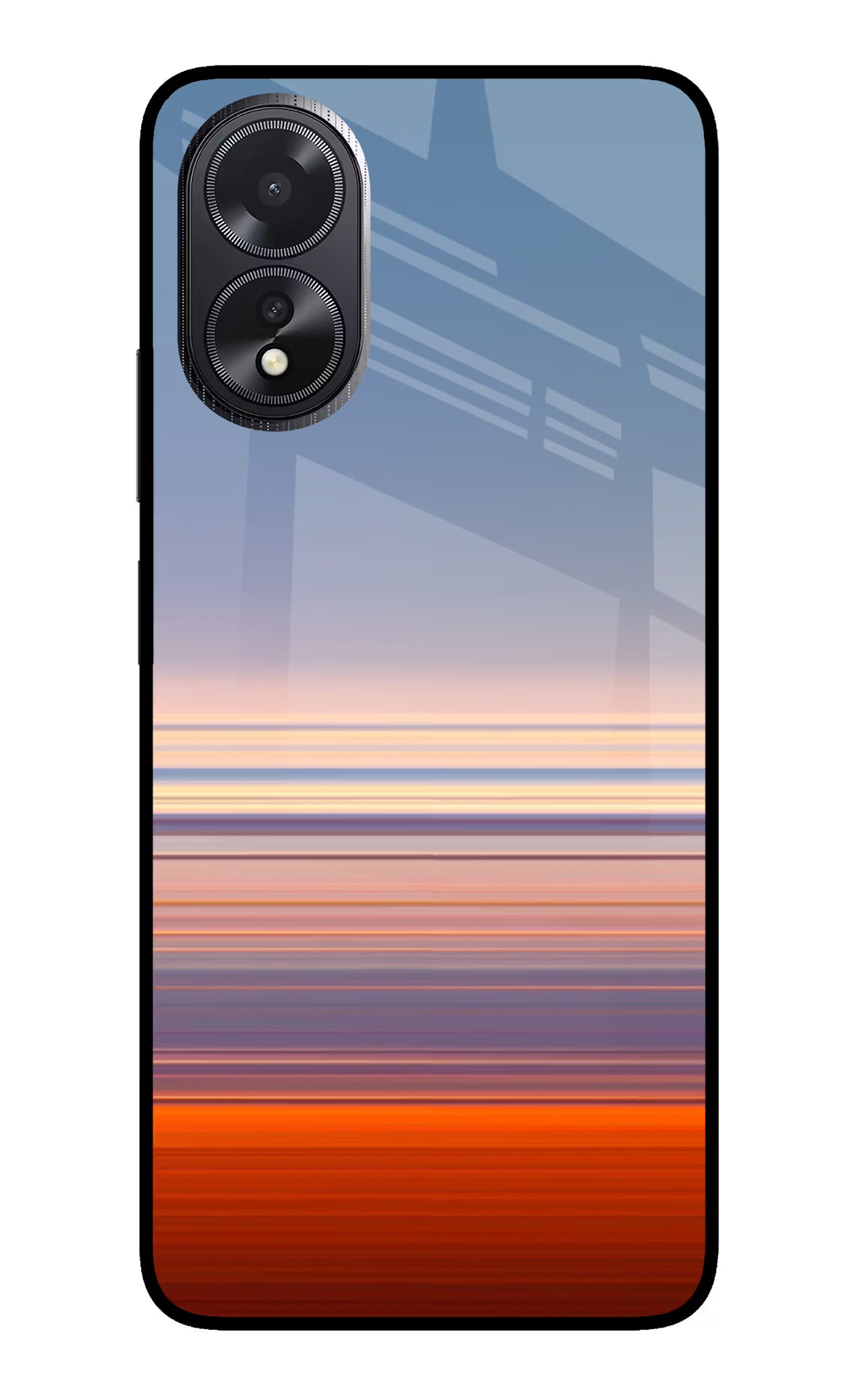 Morning Colors Oppo A18/Oppo A38 Back Cover - Morning Colors Oppo A18/Oppo A38 Glass Case Back Cover by Casekaro Morning Colors Oppo A18/Oppo A38 Glass Case Back Cover by Casekaro