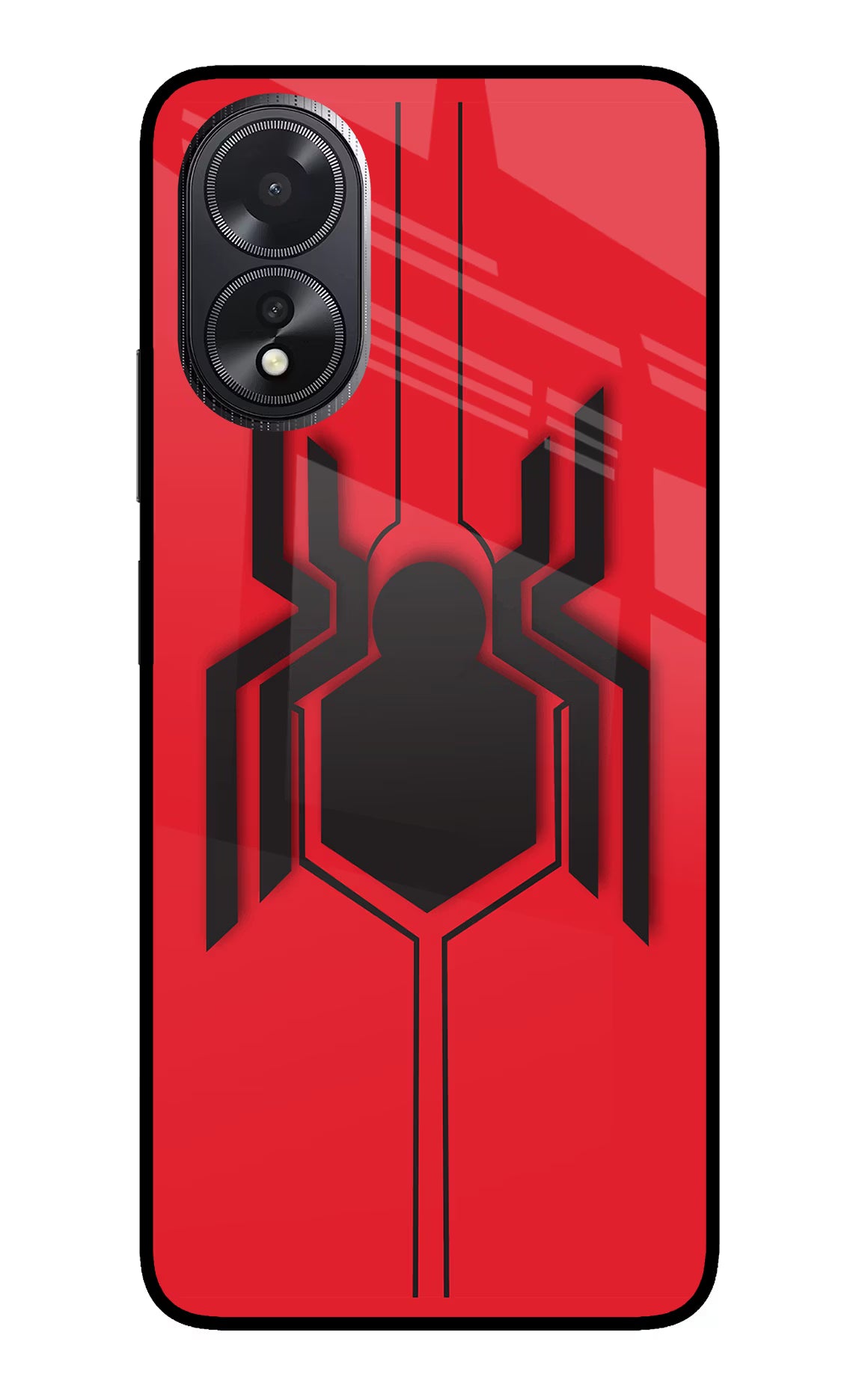 Spider Oppo A18/Oppo A38 Glass Case - Spider Oppo A18/Oppo A38 Glass Case Spider Oppo A18/Oppo A38 Glass Case