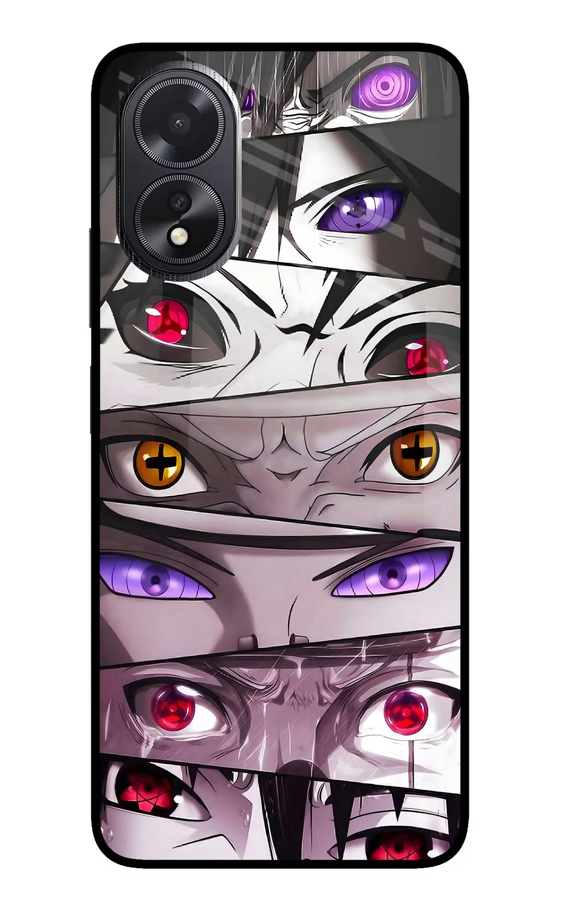Naruto Anime Oppo A18/Oppo A38 Back Cover - Naruto Anime Oppo A18/Oppo A38 Glass Case Back Cover by Casekaro Naruto Anime Oppo A18/Oppo A38 Glass Case Back Cover by Casekaro