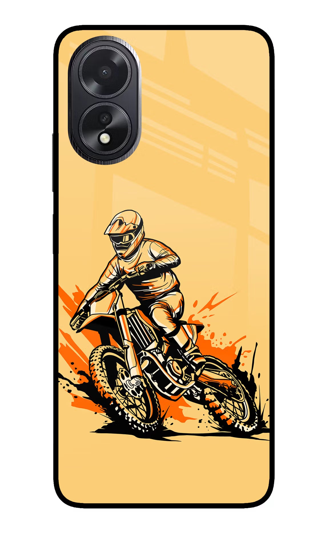Off-Road Fury Oppo A18/Oppo A38 Back Cover - Off-Road Fury Oppo A18/Oppo A38 Glass Case Back Cover by Casekaro Off-Road Fury Oppo A18/Oppo A38 Glass Case Back Cover by Casekaro