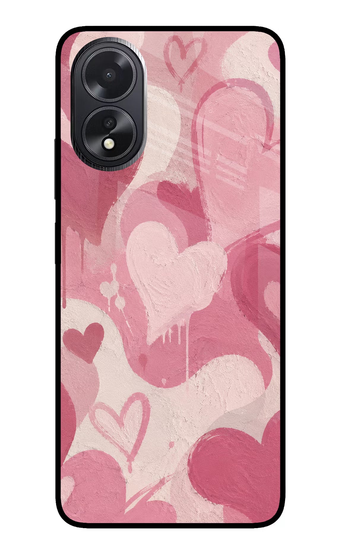 Hearty case Oppo A18/Oppo A38 Glass Case - Hearty case Oppo A18/Oppo A38 Glass Case Hearty case Oppo A18/Oppo A38 Glass Case