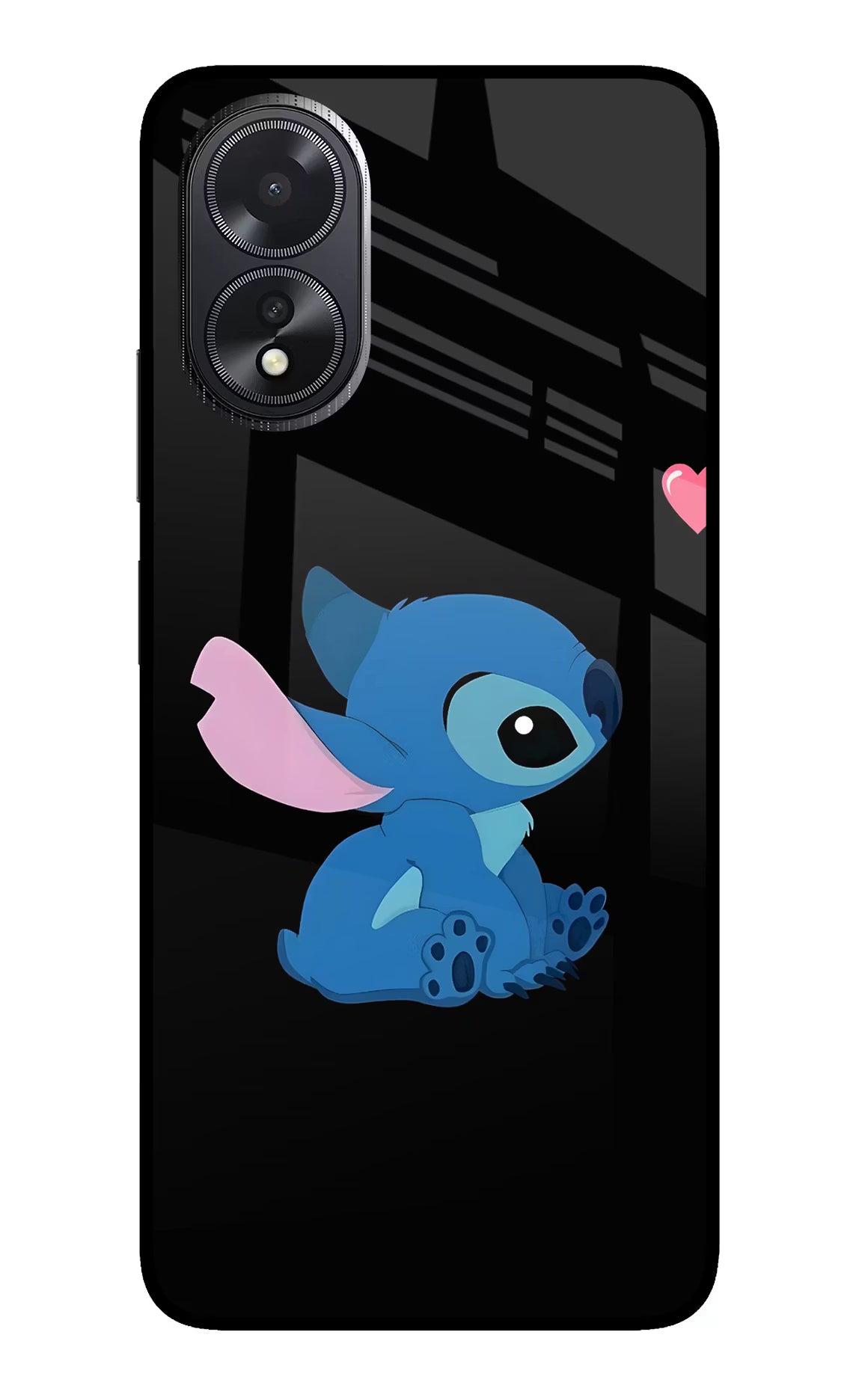 Stitch Crush Oppo A18/Oppo A38 Glass Case - Stitch Crush Oppo A18/Oppo A38 Glass Case Stitch Crush Oppo A18/Oppo A38 Glass Case