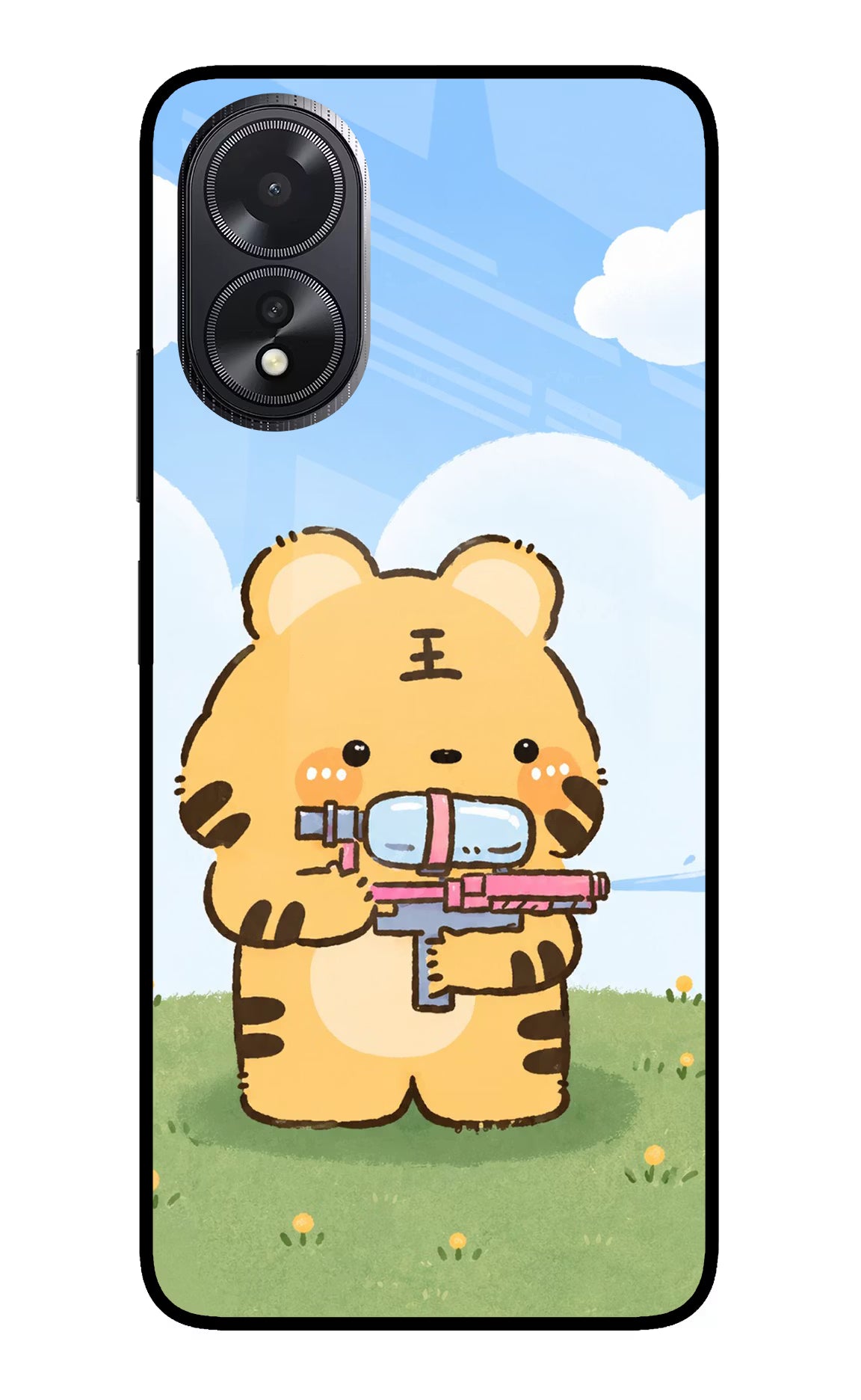 Tiger Treat Oppo A18/Oppo A38 Glass Case - Tiger Treat Oppo A18/Oppo A38 Glass Case Tiger Treat Oppo A18/Oppo A38 Glass Case