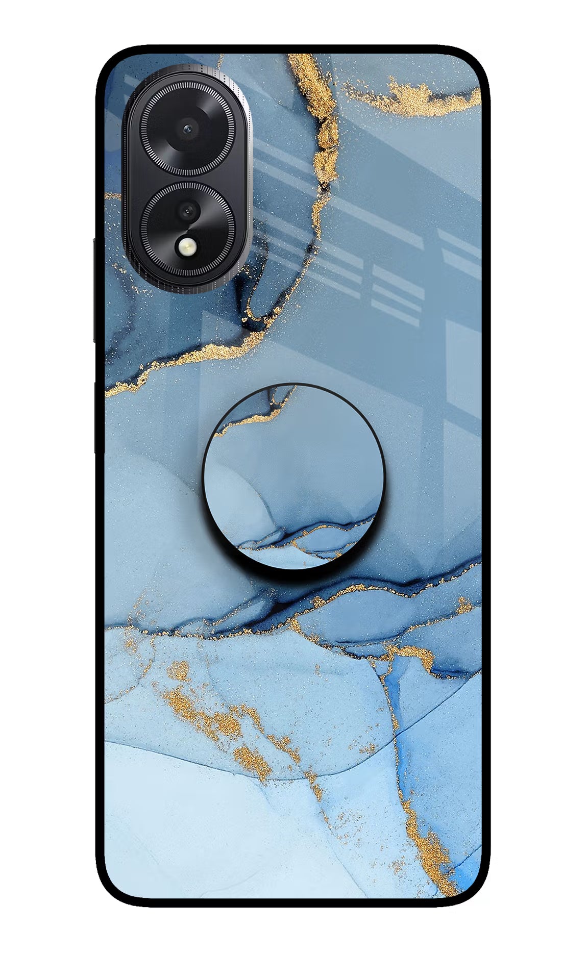 Blue Marble Oppo A18/Oppo A38 Glass Case - Blue Marble Oppo A18/Oppo A38 Glass Case Blue Marble Oppo A18/Oppo A38 Glass Case