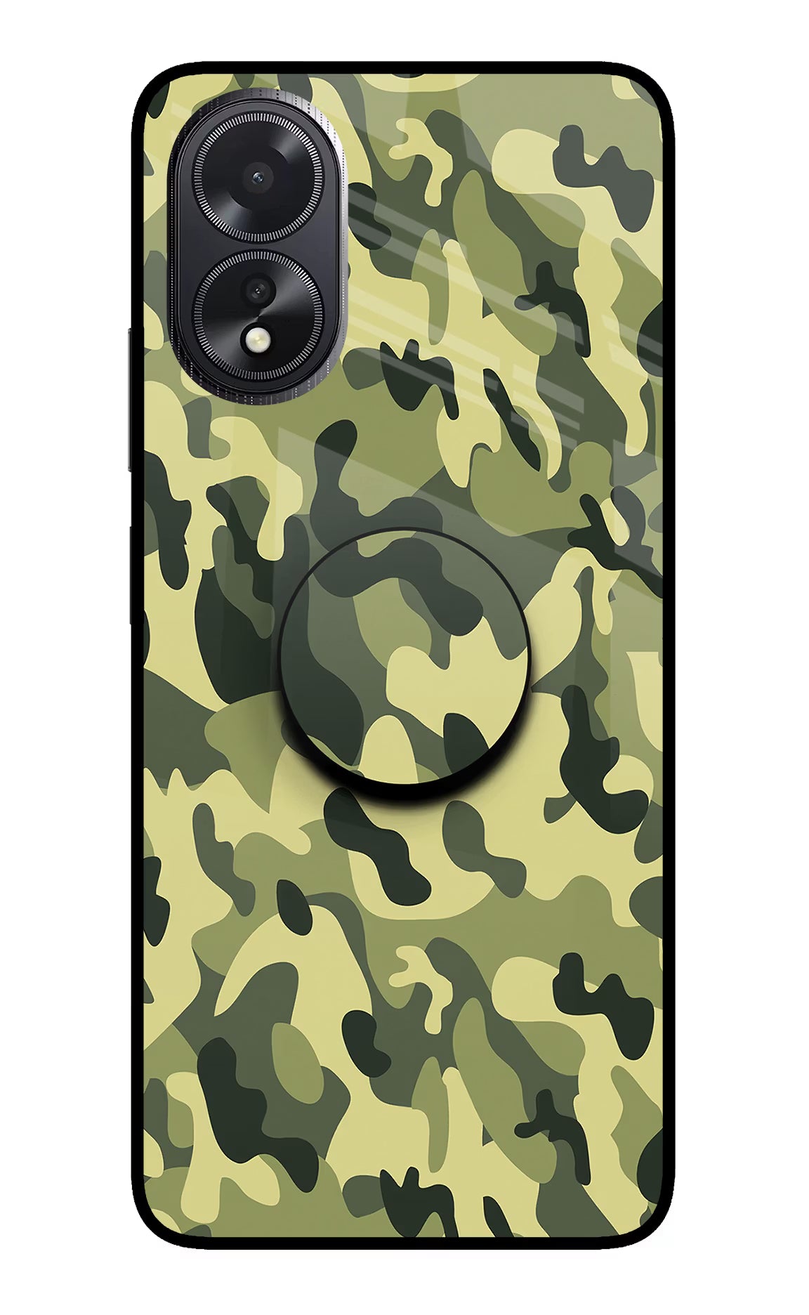 Camouflage Oppo A18/Oppo A38 Pop Case - Camouflage Oppo A18/Oppo A38 Pop Case by Casekaro Camouflage Oppo A18/Oppo A38 Pop Case by Casekaro
