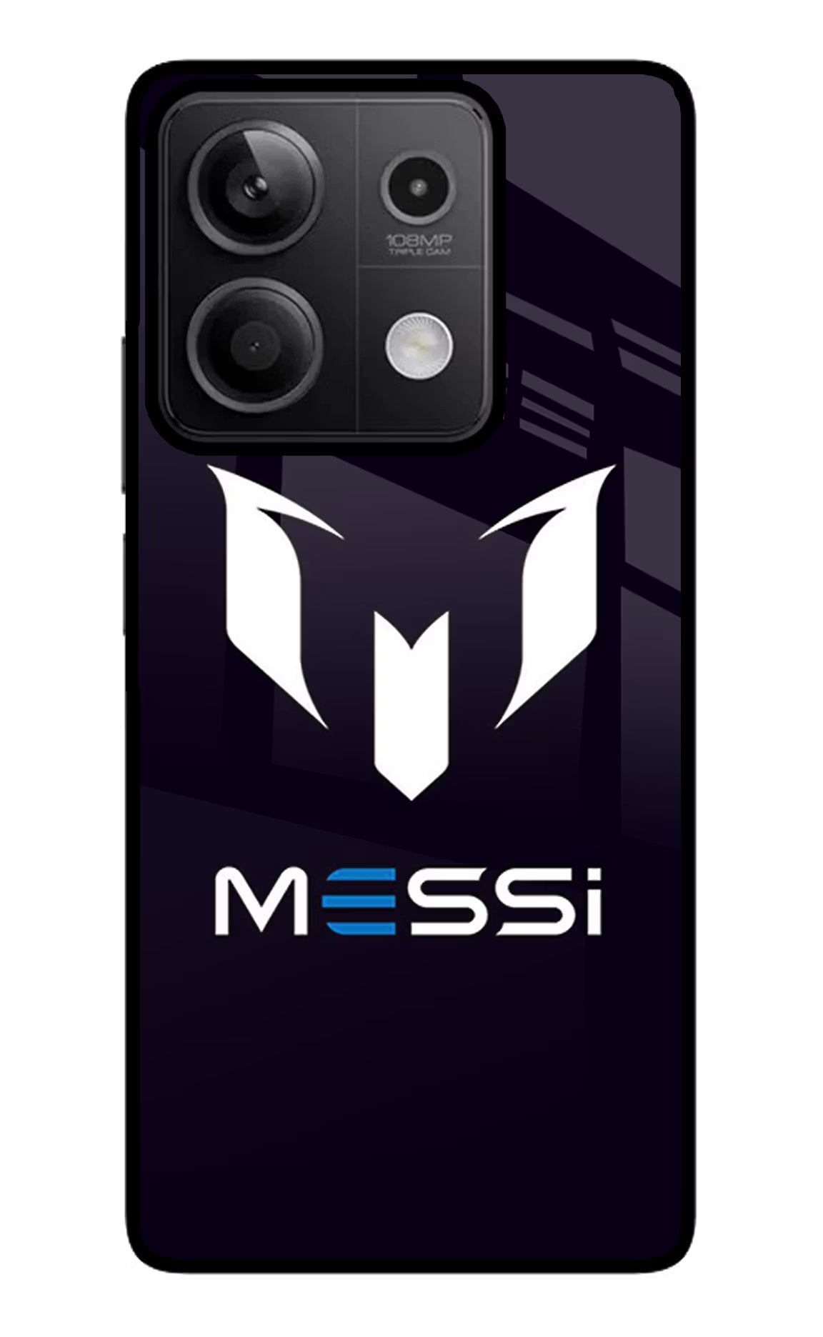 Messi Logo Redmi Note 13 5G Glass Case - Messi Logo Redmi Note 13 5G Glass Case Messi Logo Redmi Note 13 5G Glass Case