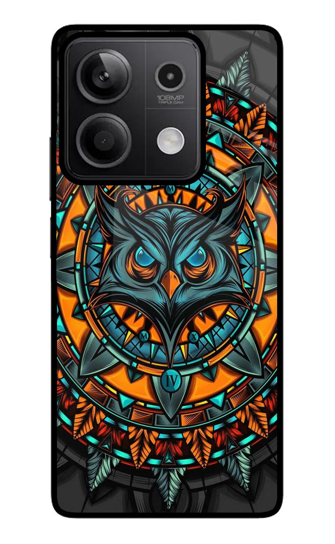 Angry Owl Art Redmi Note 13 5G Glass Case - Angry Owl Art Redmi Note 13 5G Glass Case Angry Owl Art Redmi Note 13 5G Glass Case