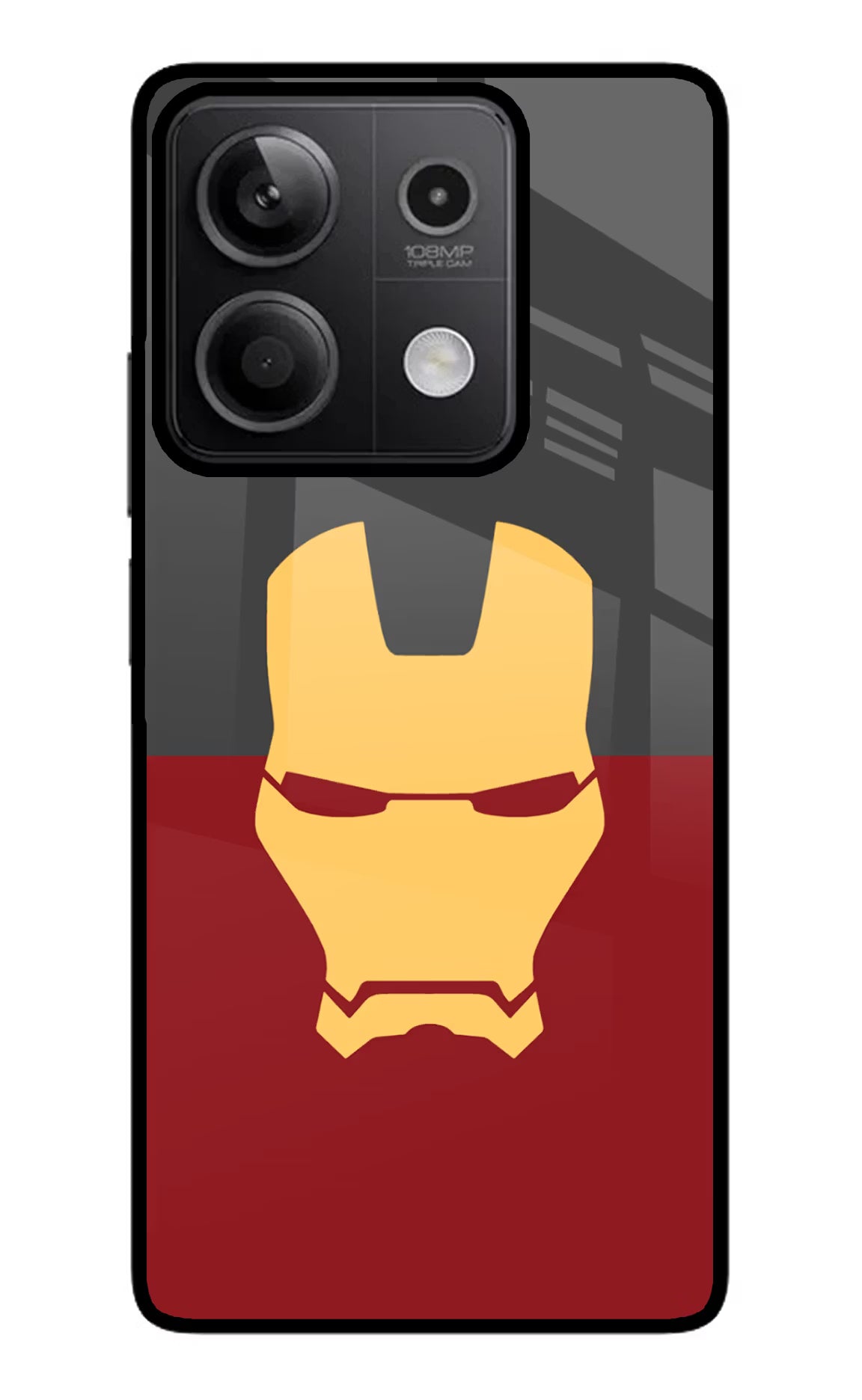 Ironman Redmi Note 13 5G Glass Case - Ironman Redmi Note 13 5G Glass Case Ironman Redmi Note 13 5G Glass Case