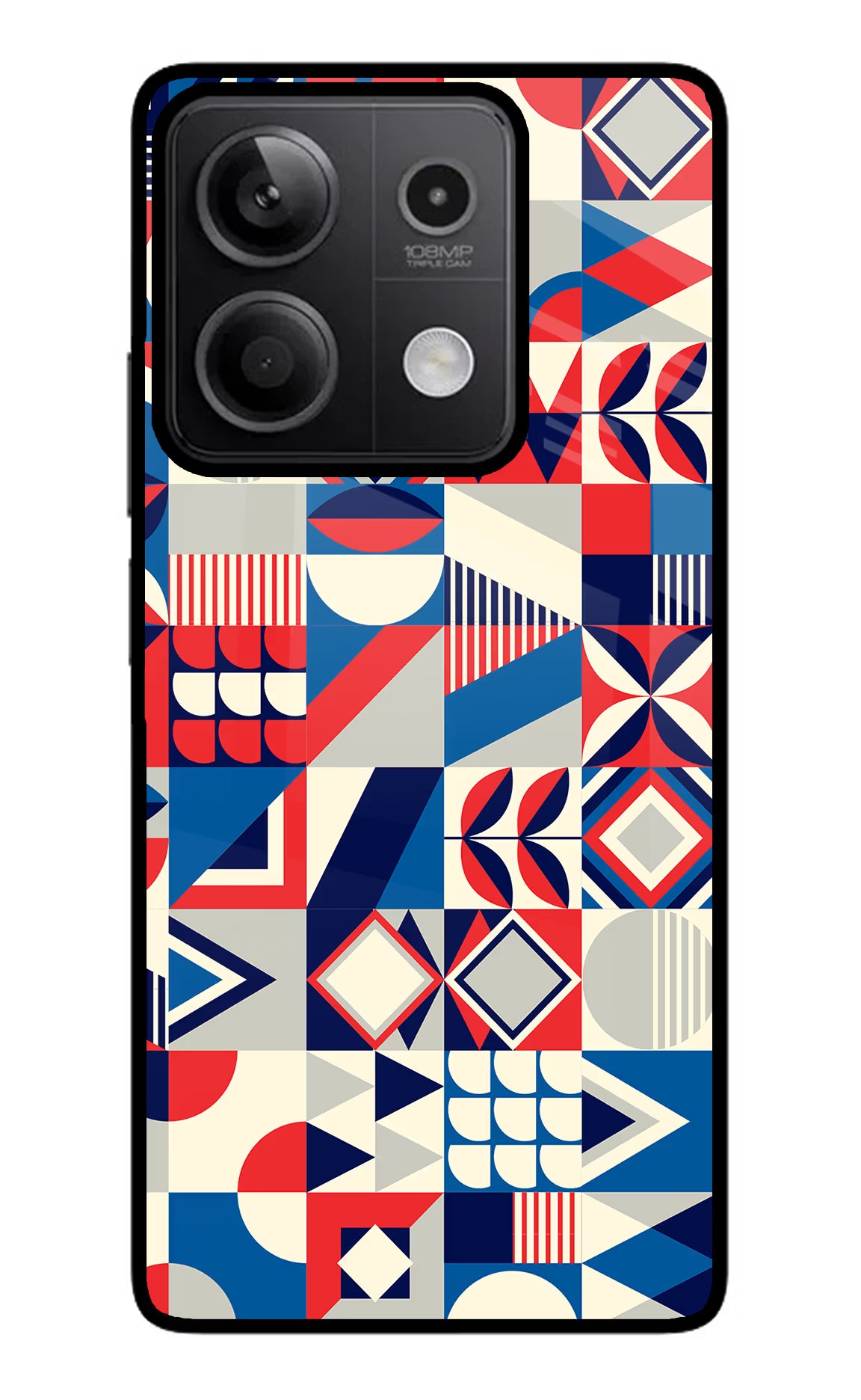Colorful Pattern Redmi Note 13 5G Glass Case - Colorful Pattern Redmi Note 13 5G Glass Case Colorful Pattern Redmi Note 13 5G Glass Case