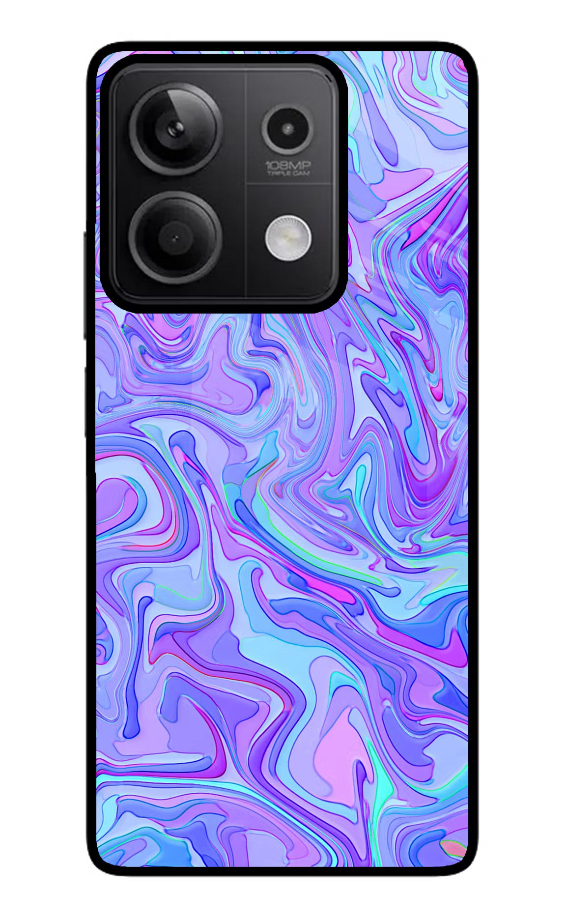 Glitter Redmi Note 13 5G Glass Case - Glitter Redmi Note 13 5G Glass Case Glitter Redmi Note 13 5G Glass Case