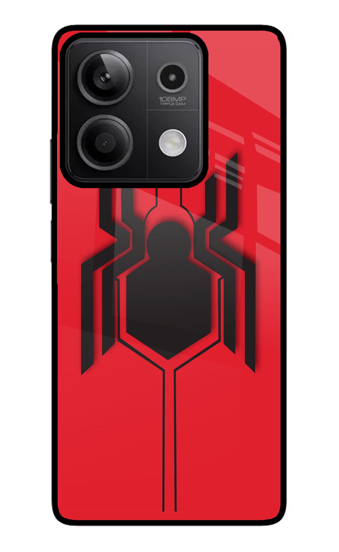 Spider Redmi Note 13 5G Glass Case - Spider Redmi Note 13 5G Glass Case Spider Redmi Note 13 5G Glass Case