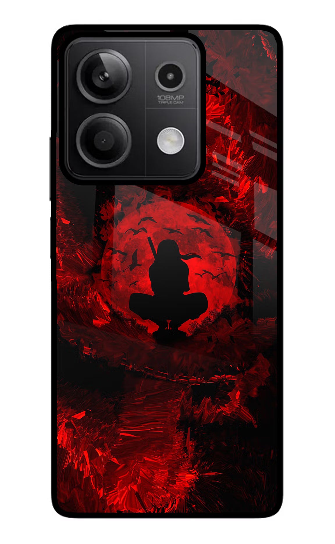 Itachi Uchiha Redmi Note 13 5G Glass Case - Itachi Uchiha Redmi Note 13 5G Glass Case Itachi Uchiha Redmi Note 13 5G Glass Case