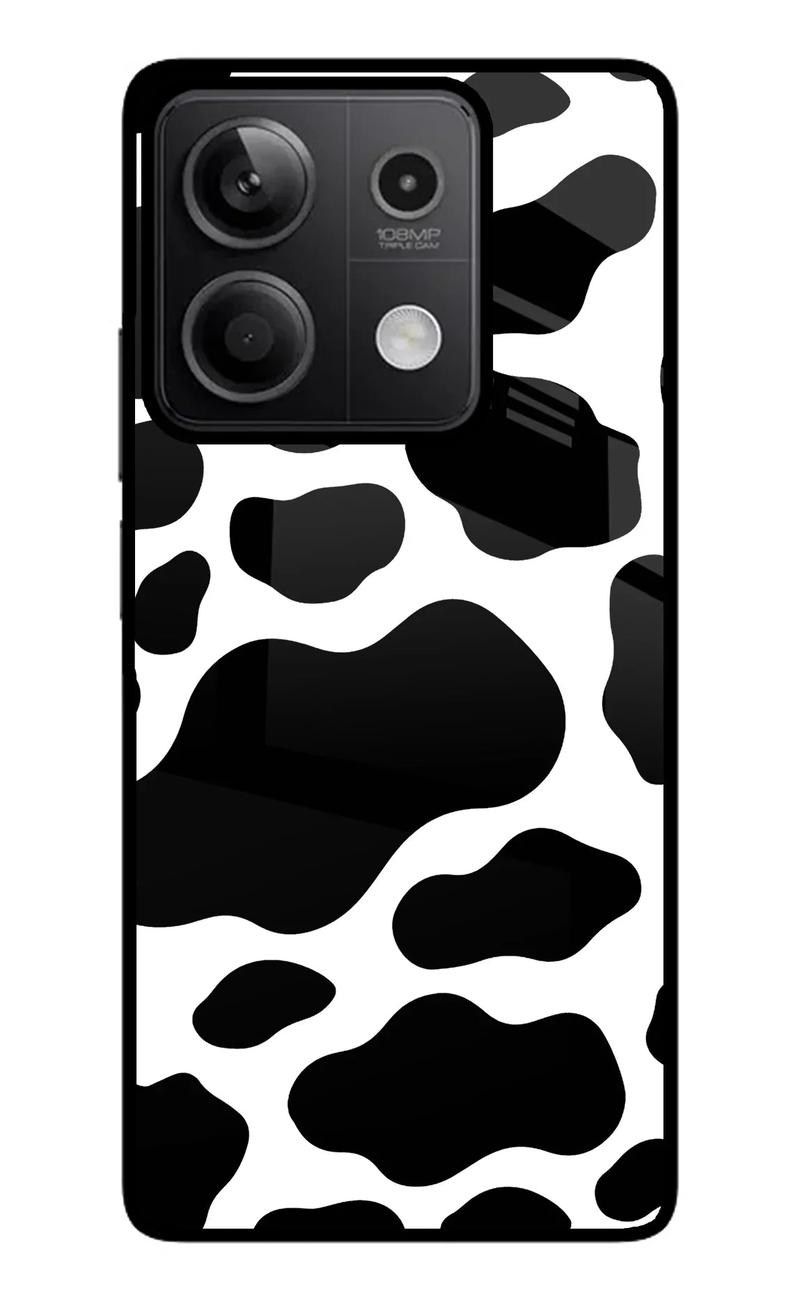 Cow Spots Redmi Note 13 5G Glass Case - Cow Spots Redmi Note 13 5G Glass Case Cow Spots Redmi Note 13 5G Glass Case