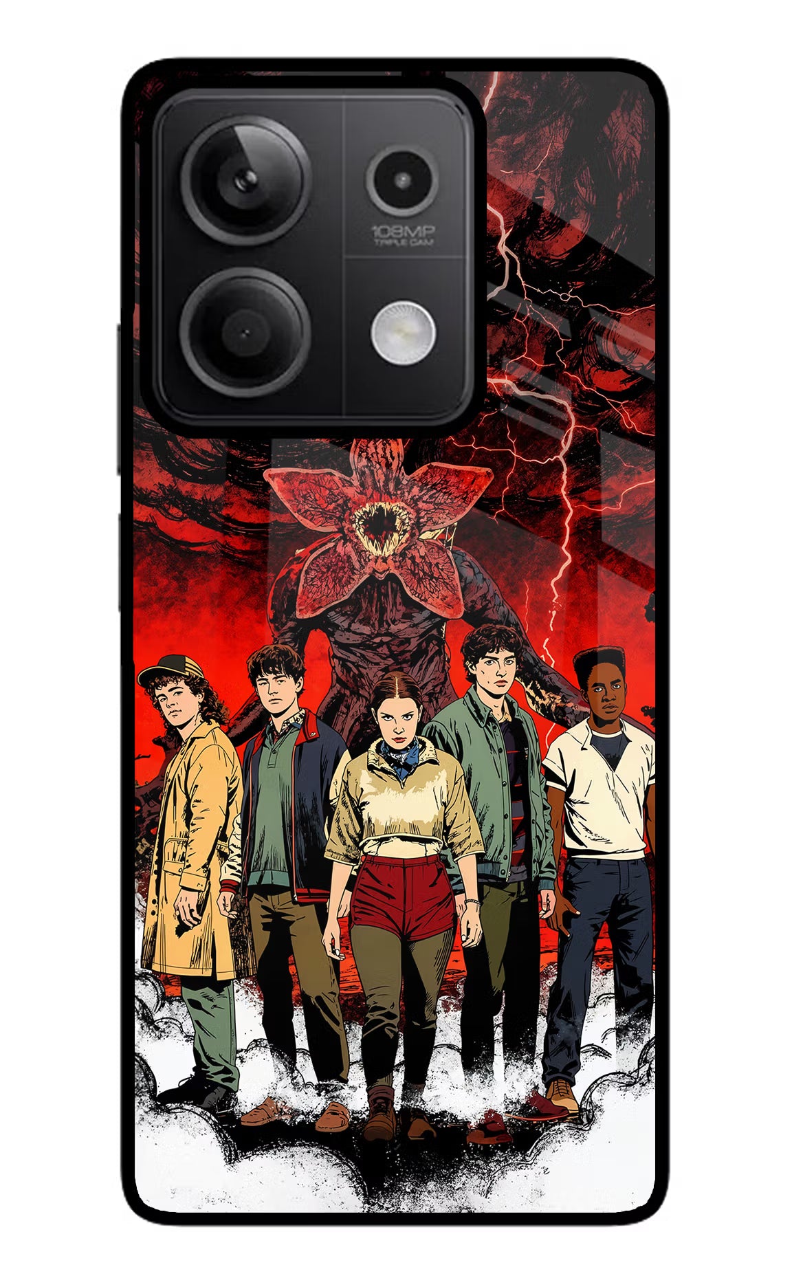 Ordinary Things Characters Redmi Note 13 5G Glass Case - Ordinary Things Characters Redmi Note 13 5G Glass Case Ordinary Things Characters Redmi Note 13 5G Glass Case